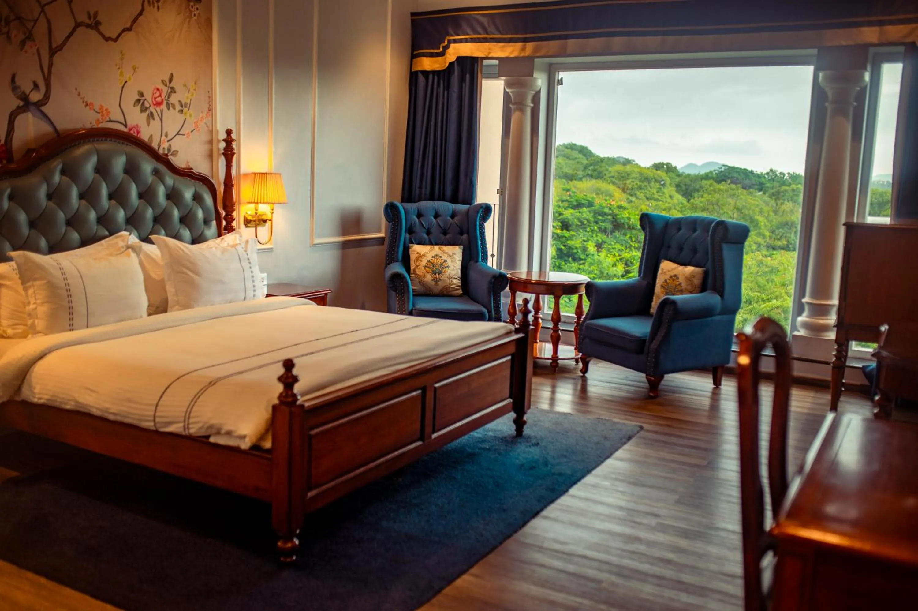 Bed in Jhadol Vijay Vilas Near Lake Pichola