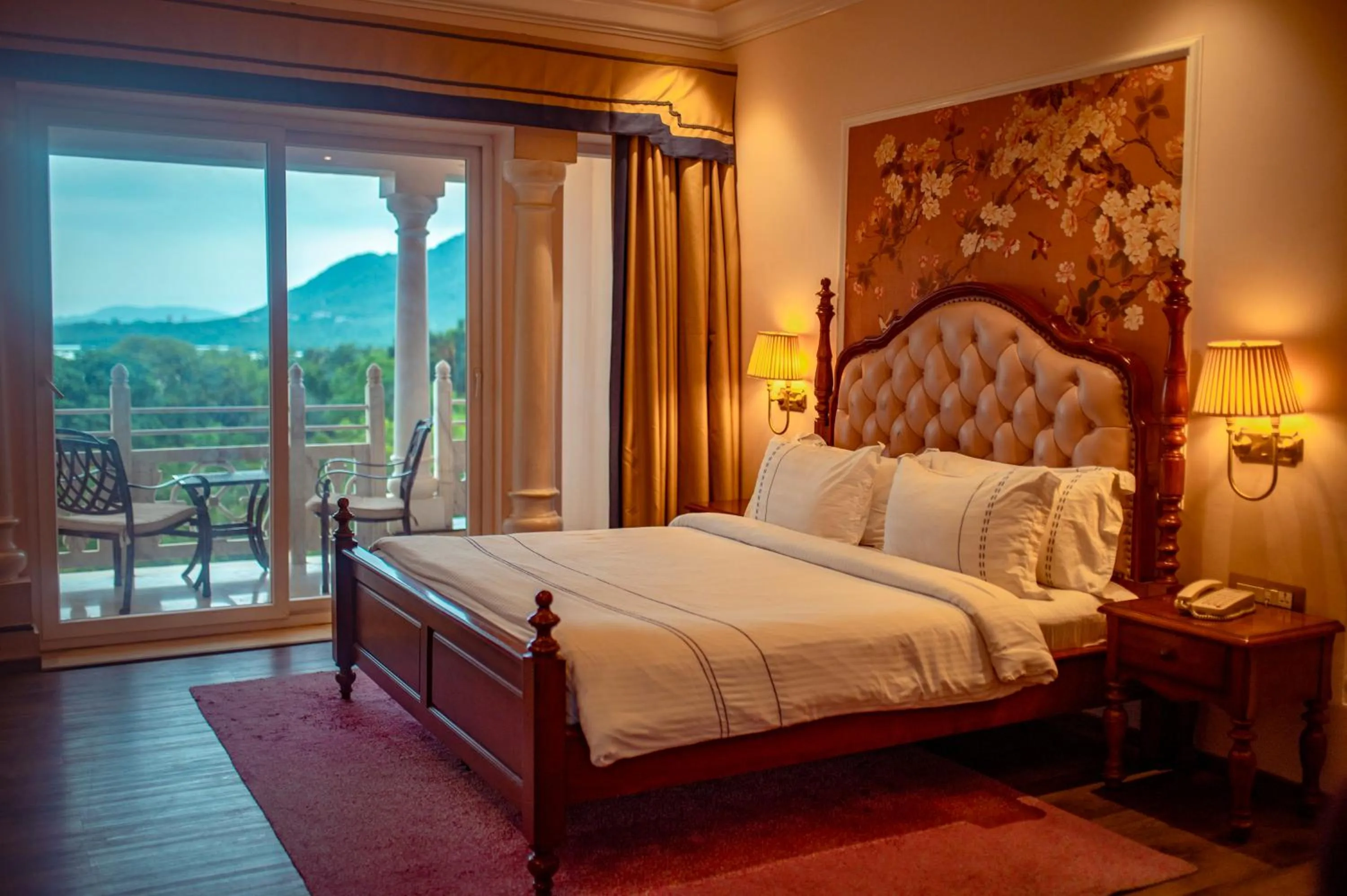 Bed in Jhadol Vijay Vilas Near Lake Pichola