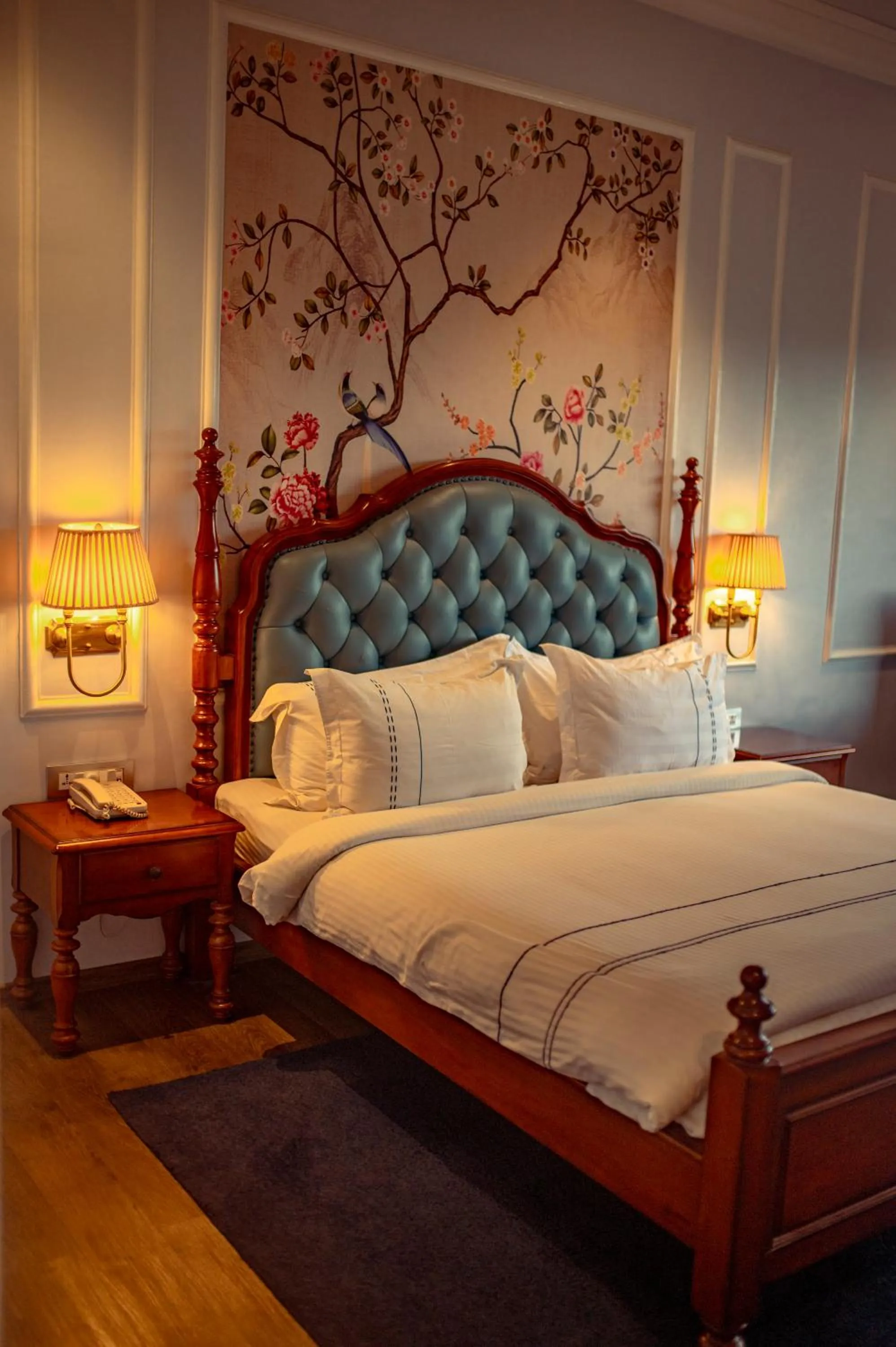 Bed in Jhadol Vijay Vilas Near Lake Pichola