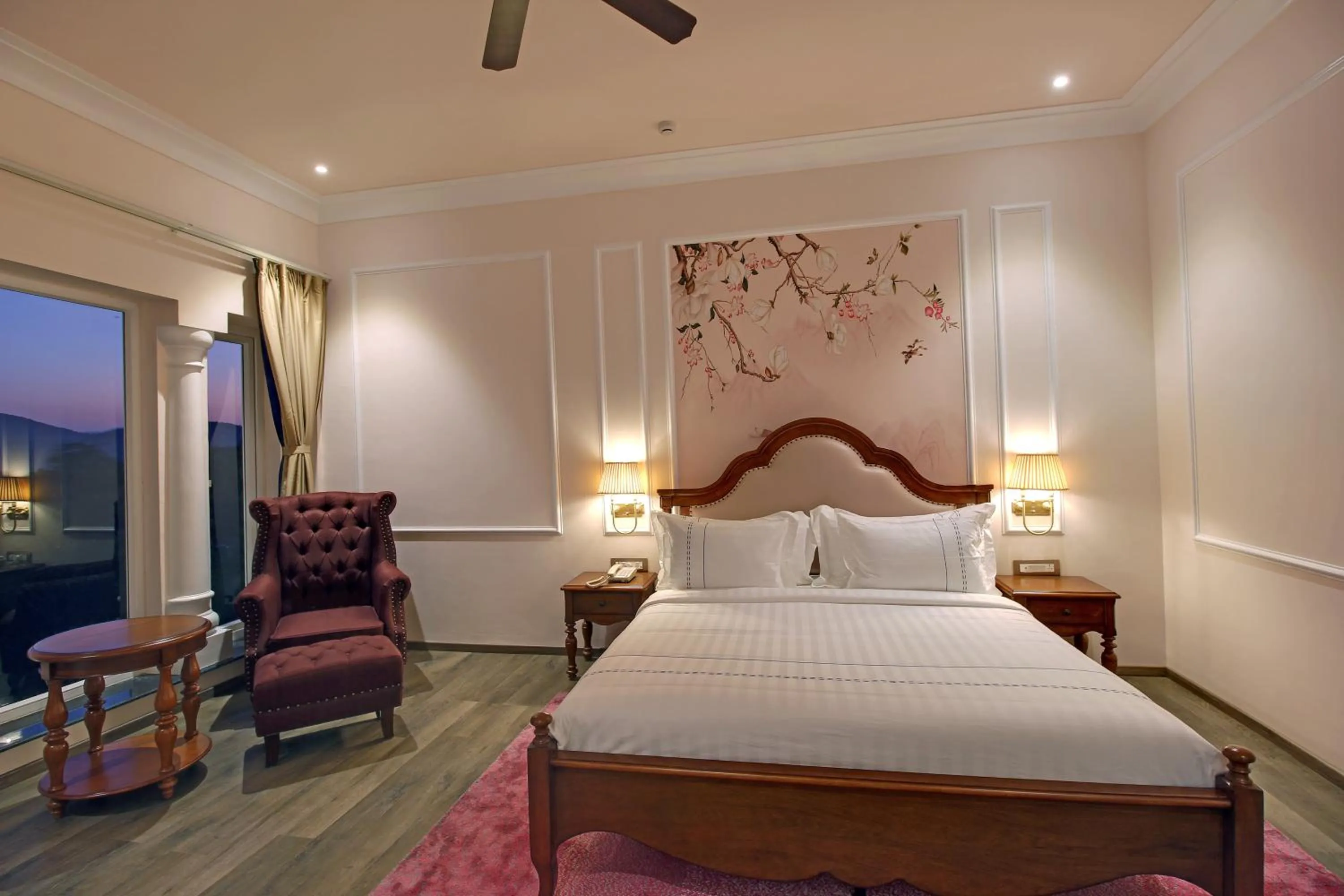 Bed in Jhadol Vijay Vilas Near Lake Pichola