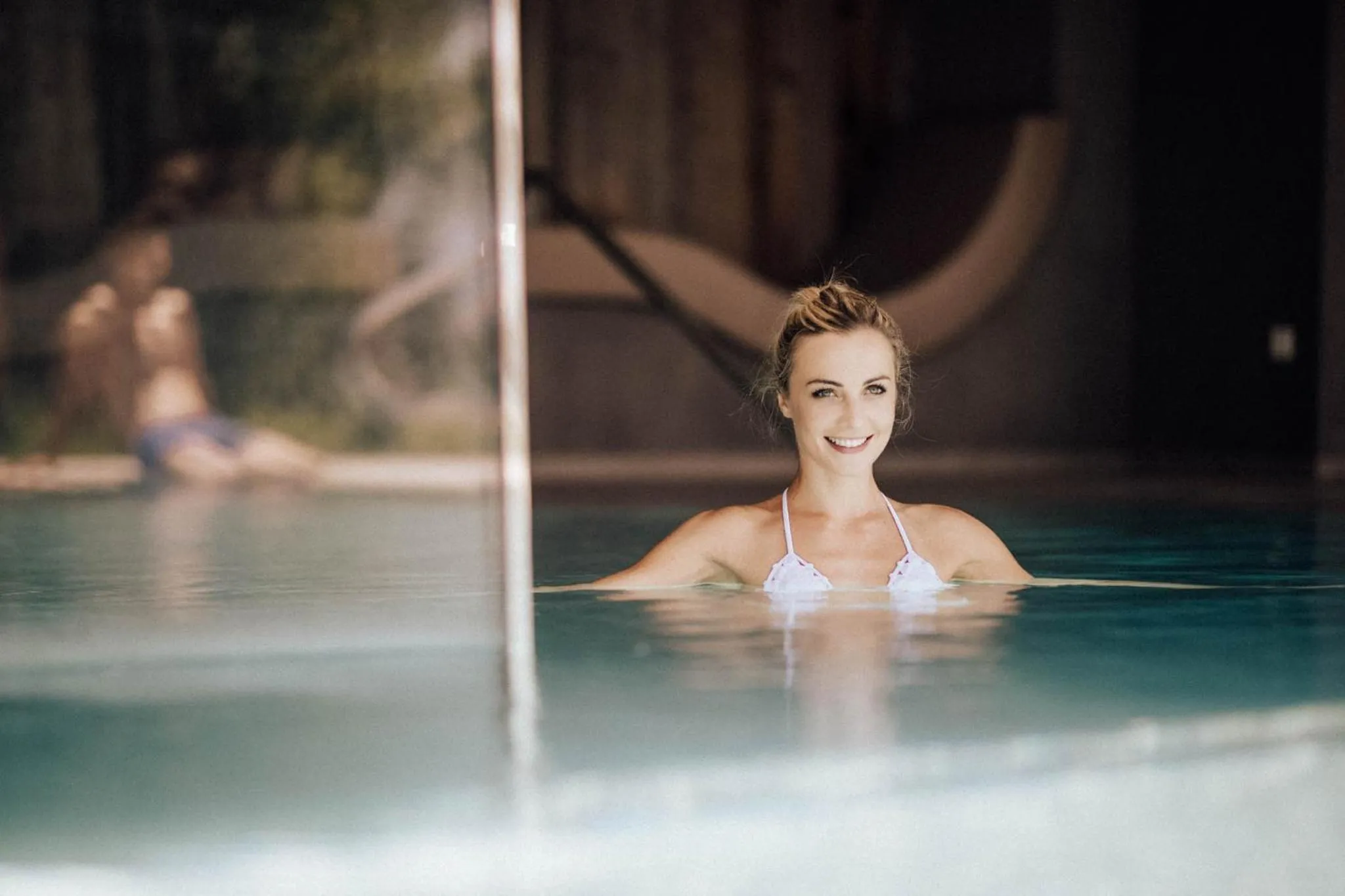Swimming pool in Panoramahotel Am Sonnenhang