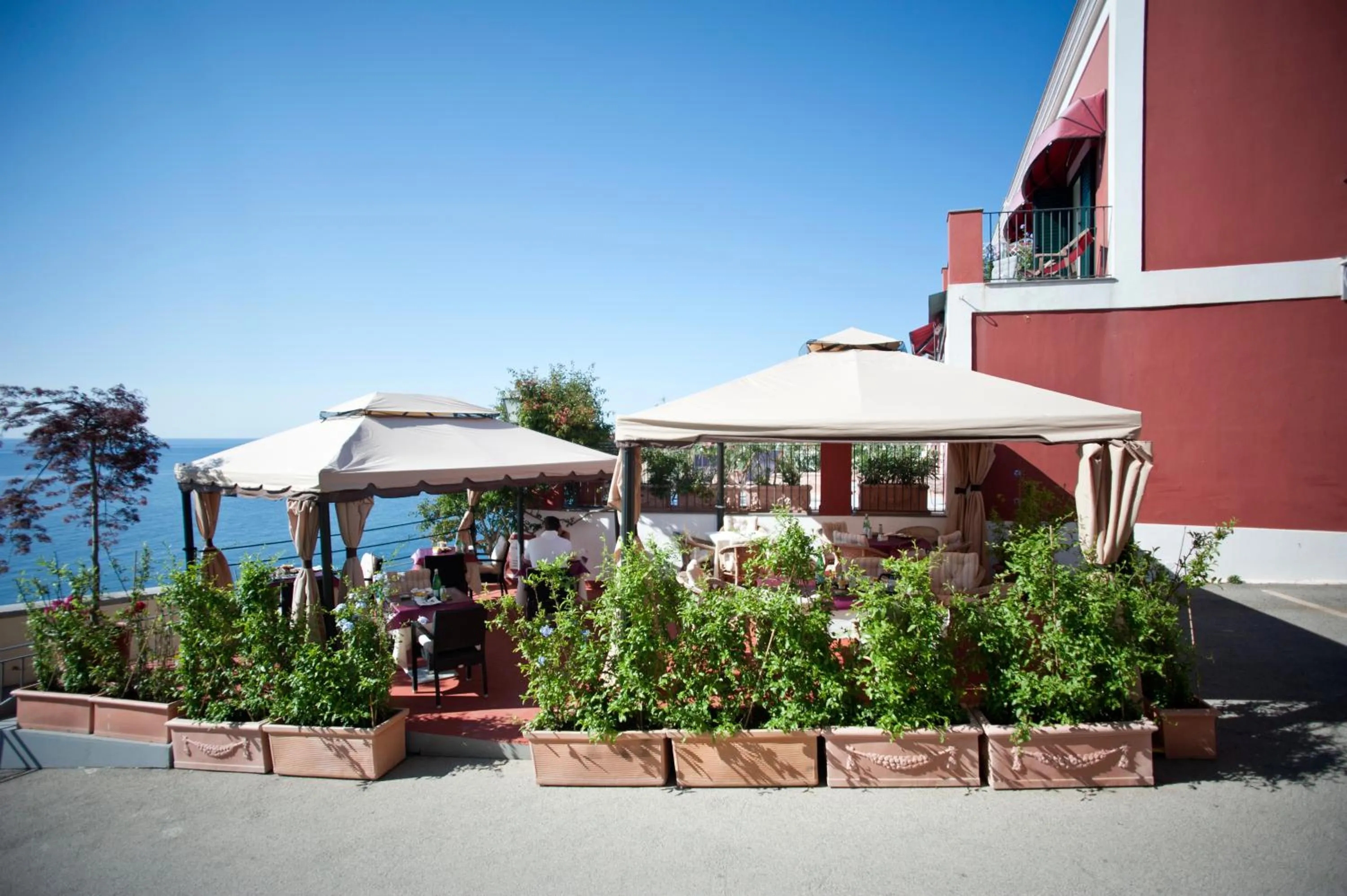 Garden view in Hotel Villa Iulia