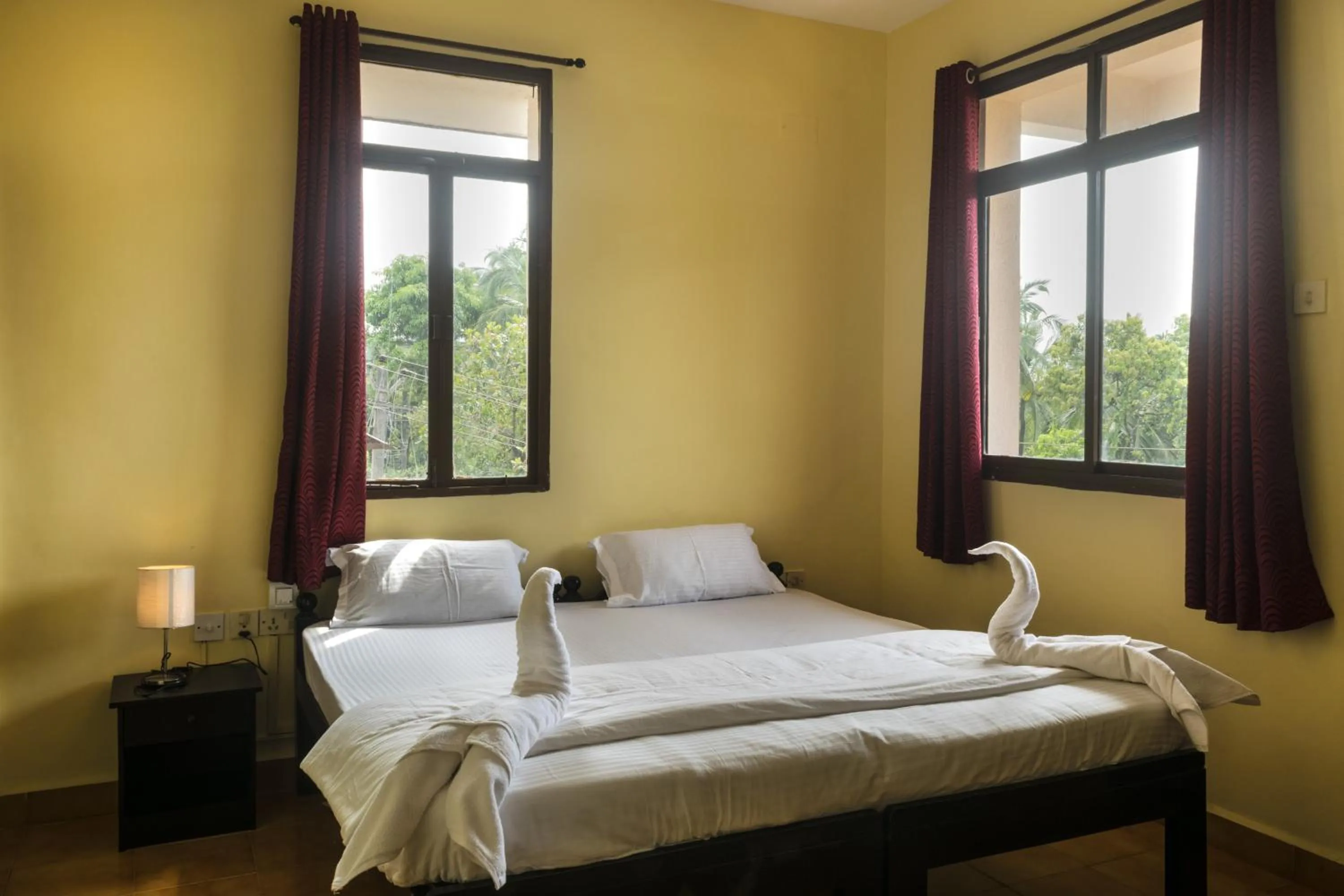 Bed in Sea View Holiday Vagator