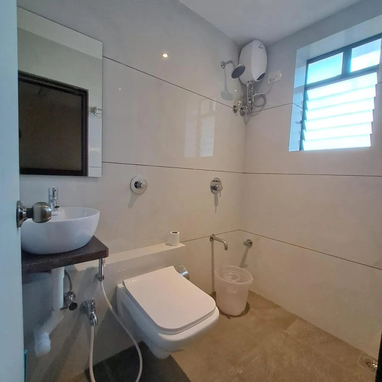 Shower in Sea View Holiday Vagator