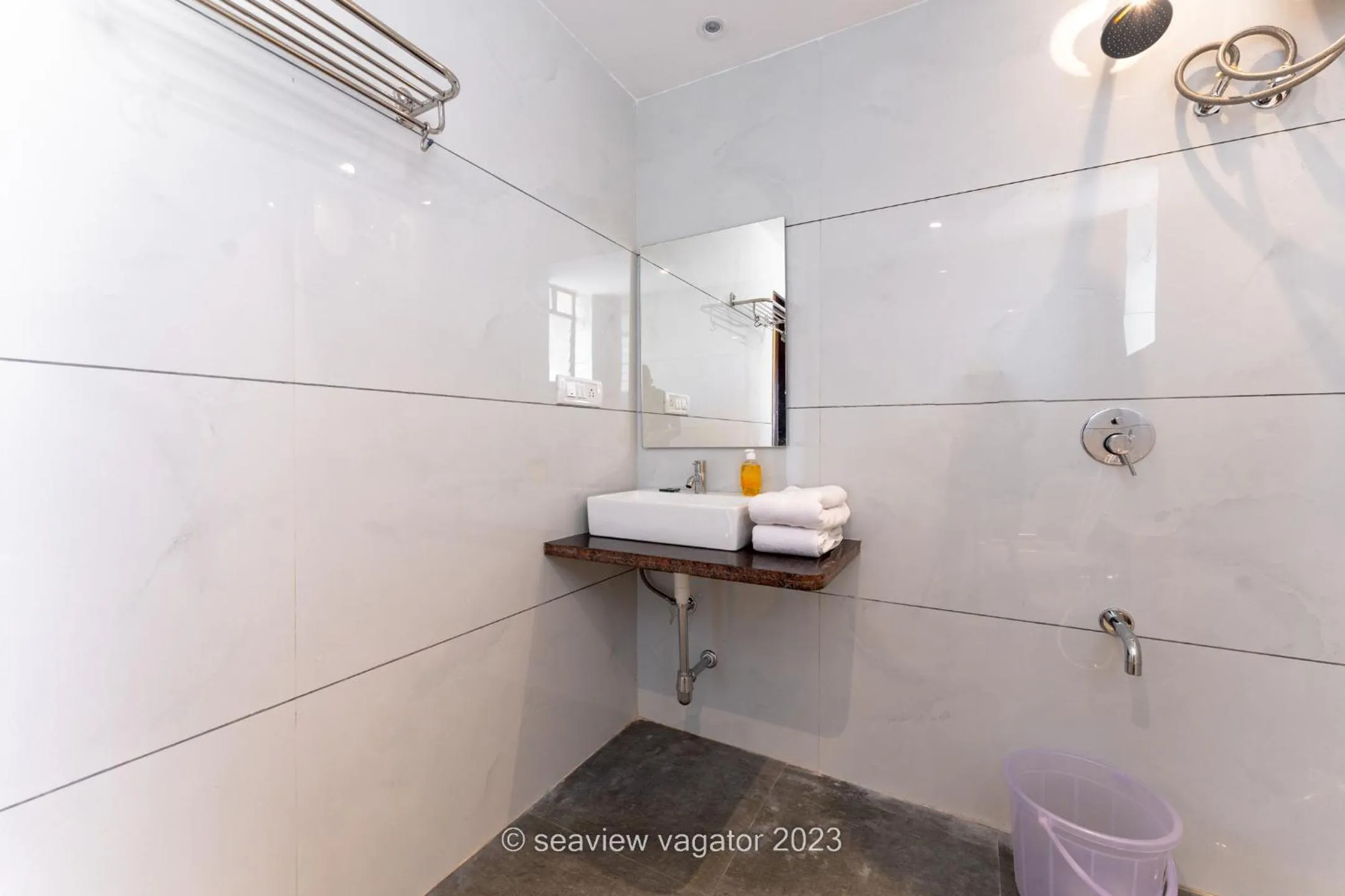 Shower in Sea View Holiday Vagator