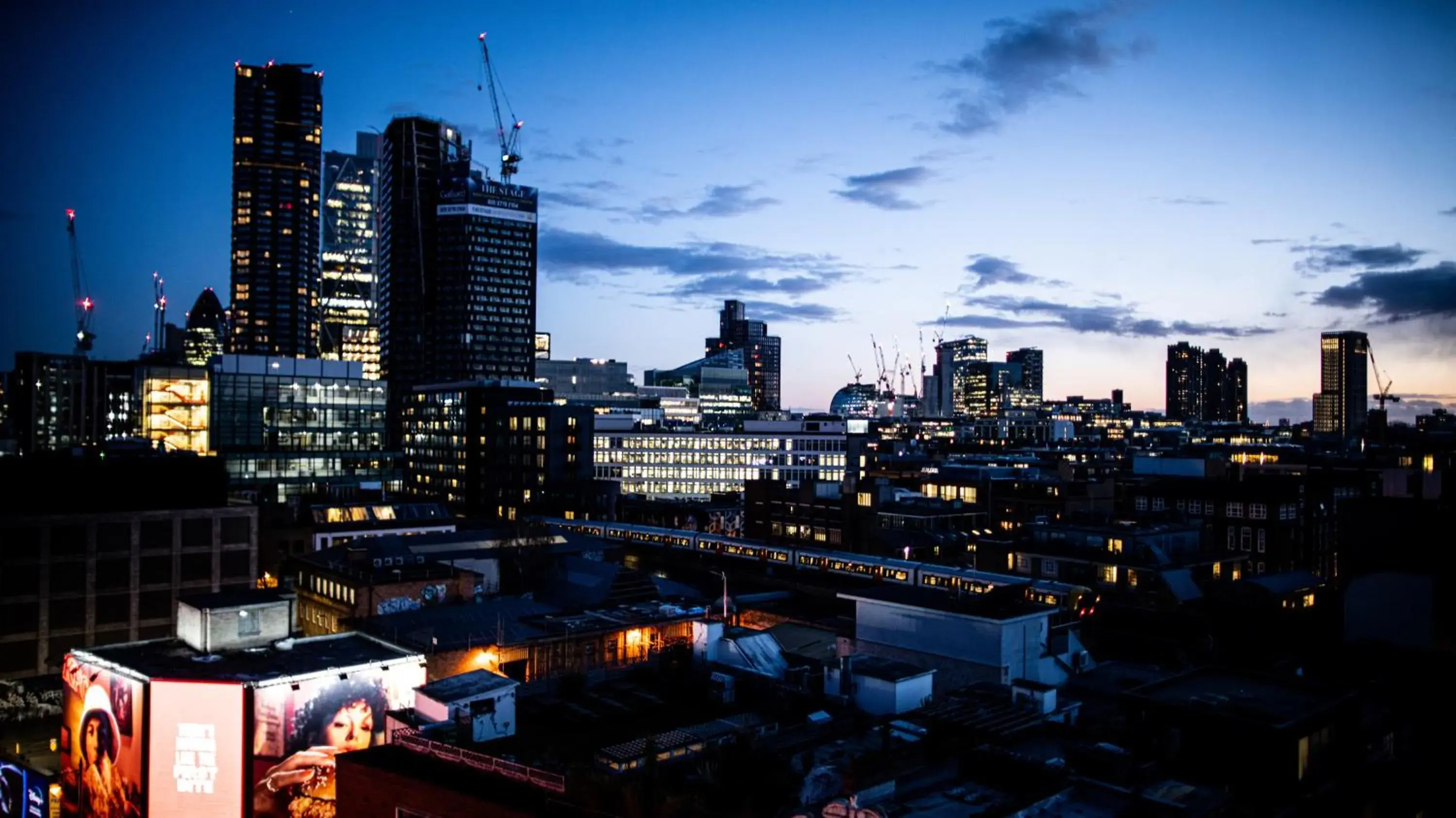 City view in One Hundred Shoreditch City view in One Hundred Shoreditch