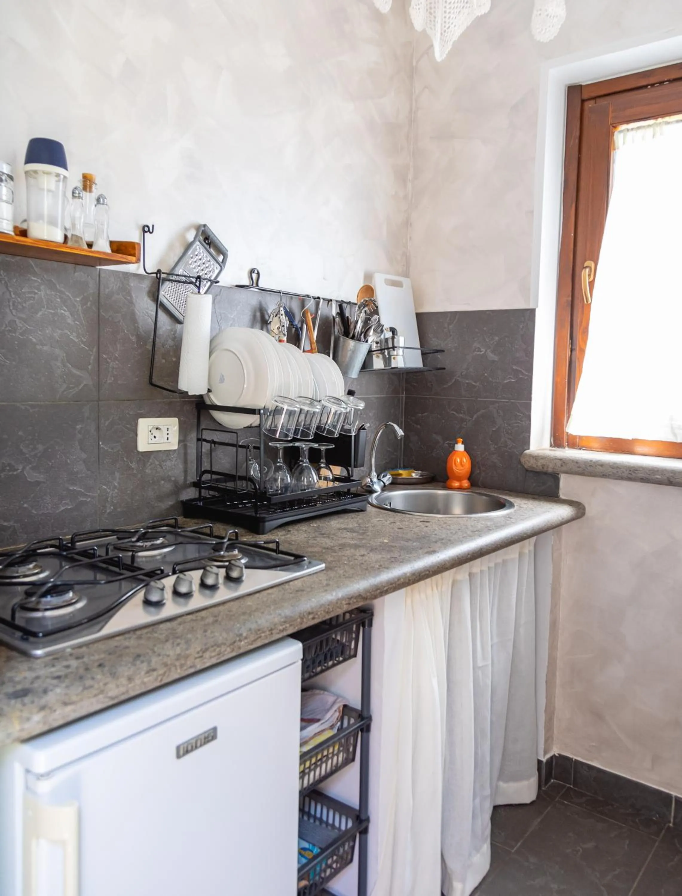 Kitchen or kitchenette in Le Pozze Terme B&B