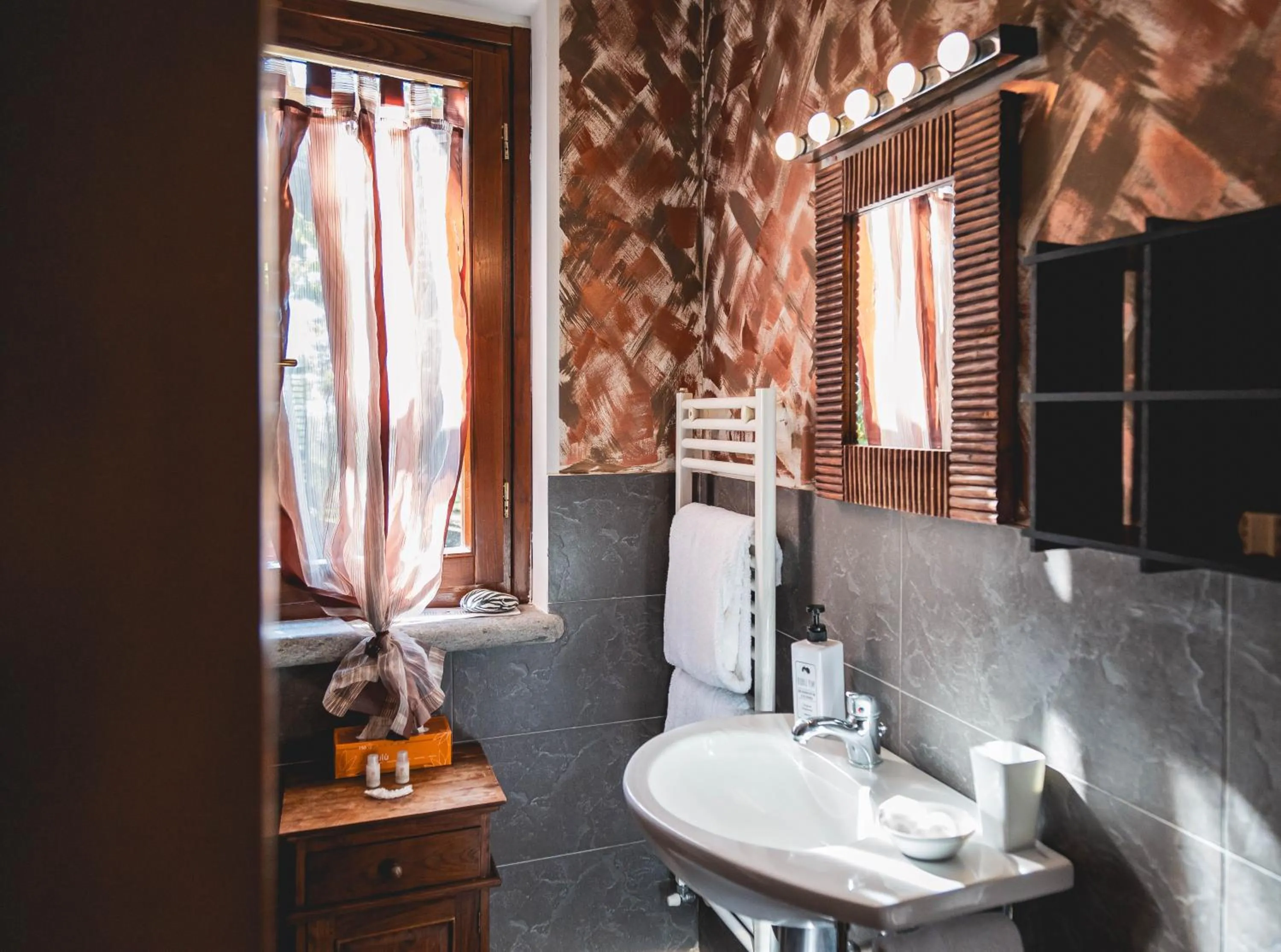 Toilet in Le Pozze Terme B&B