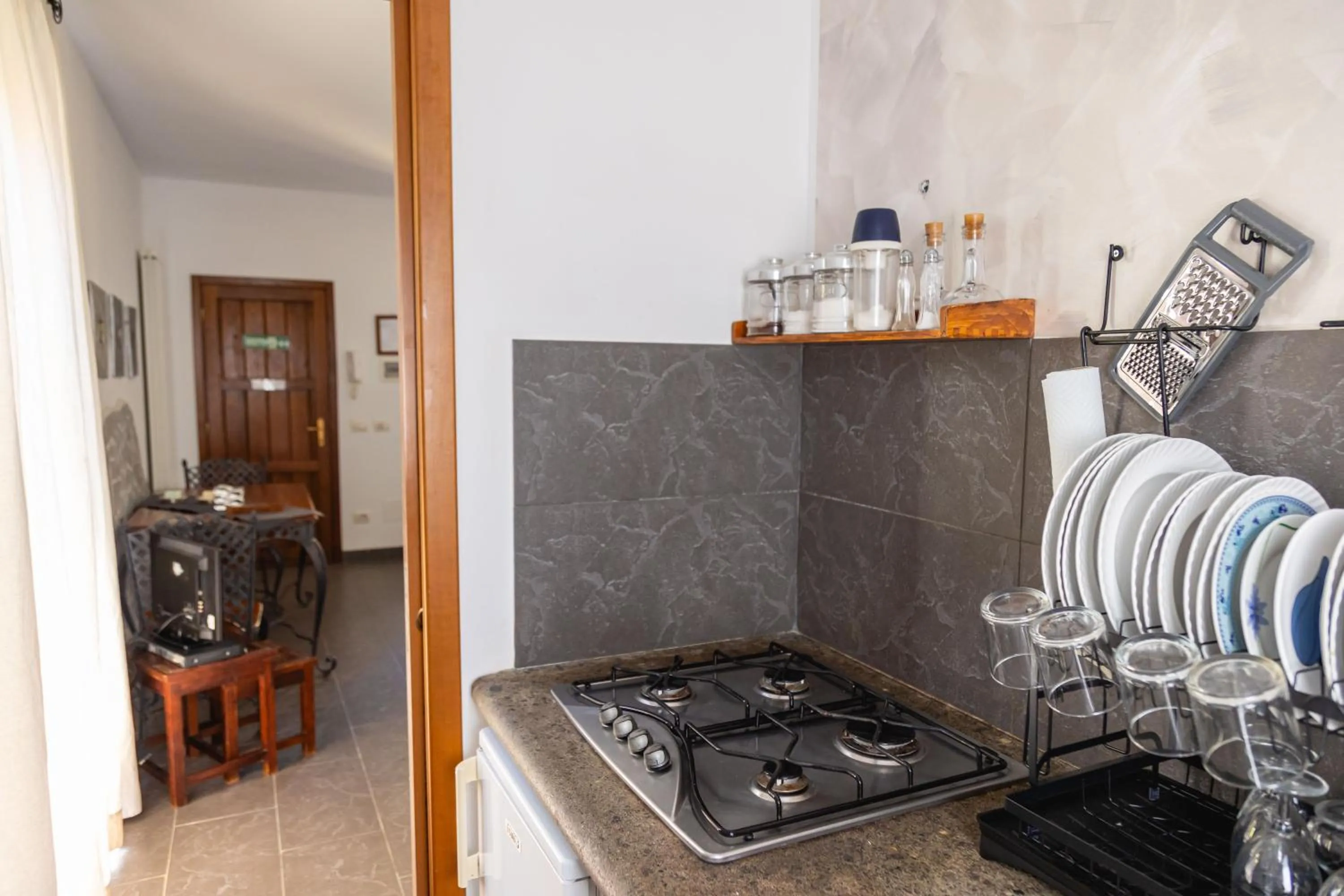 Kitchen or kitchenette in Le Pozze Terme B&B