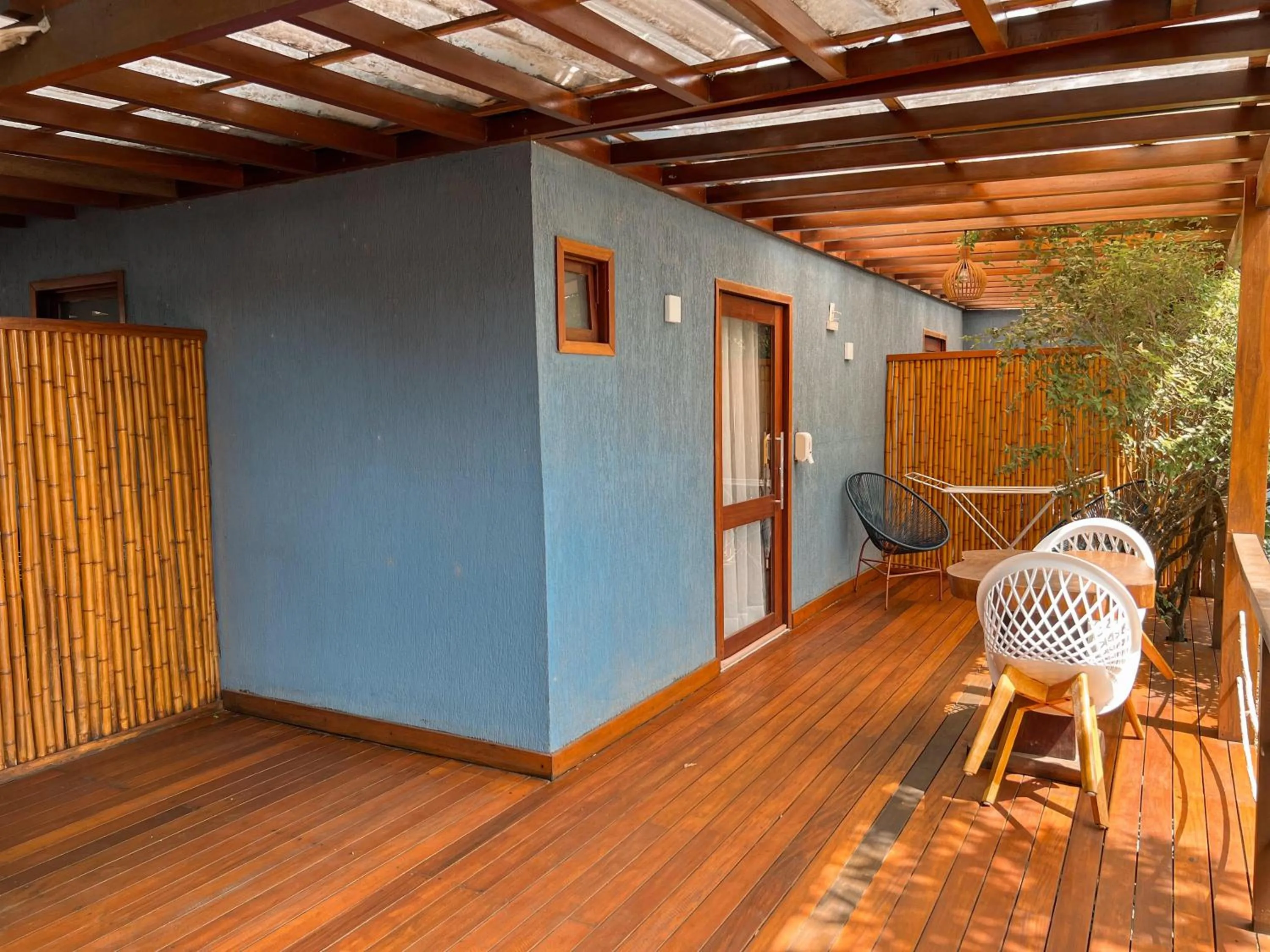 Balcony/Terrace in Pousada da Mana