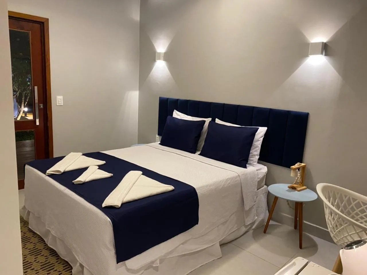 Bed in Pousada da Mana