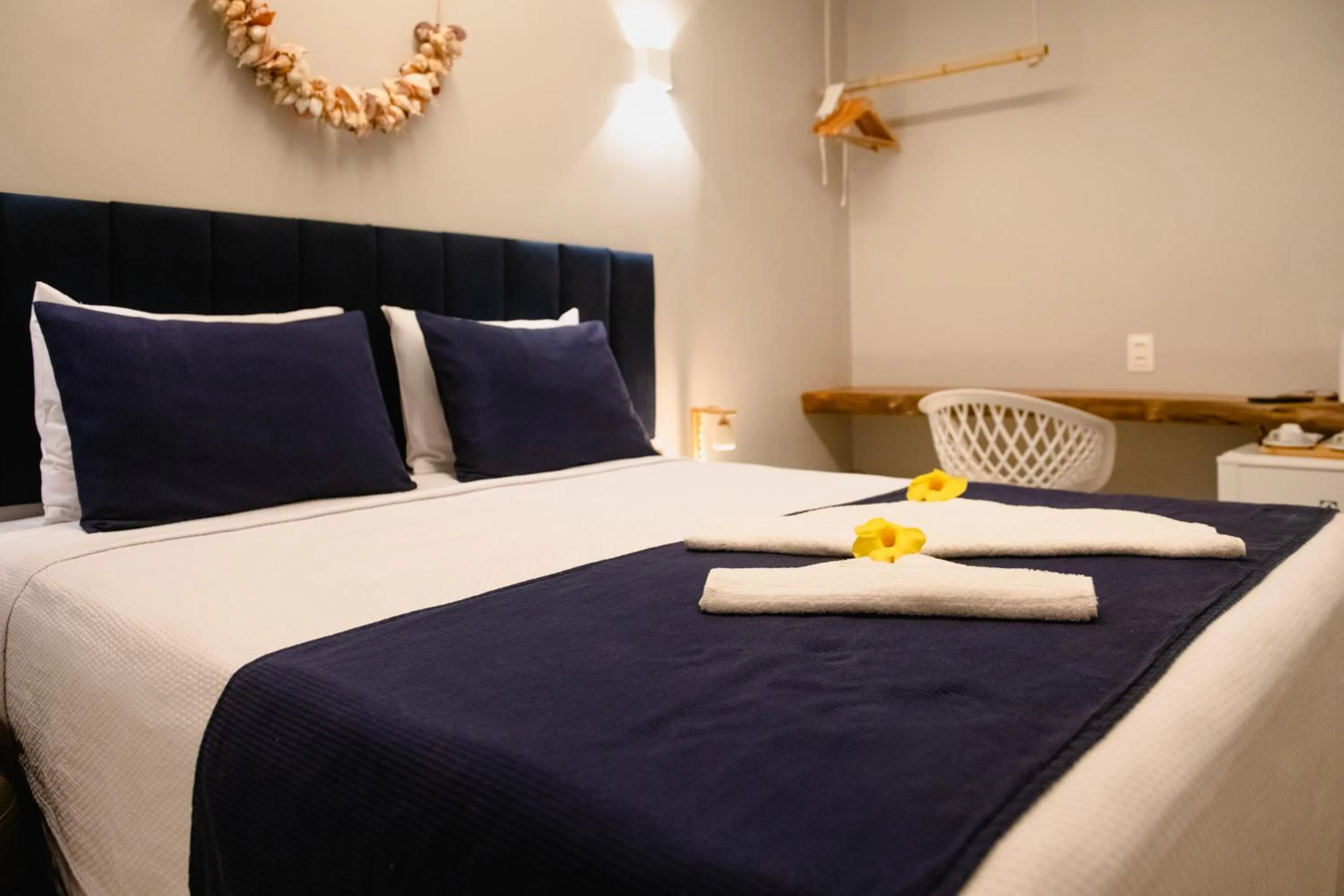 Bed in Pousada da Mana