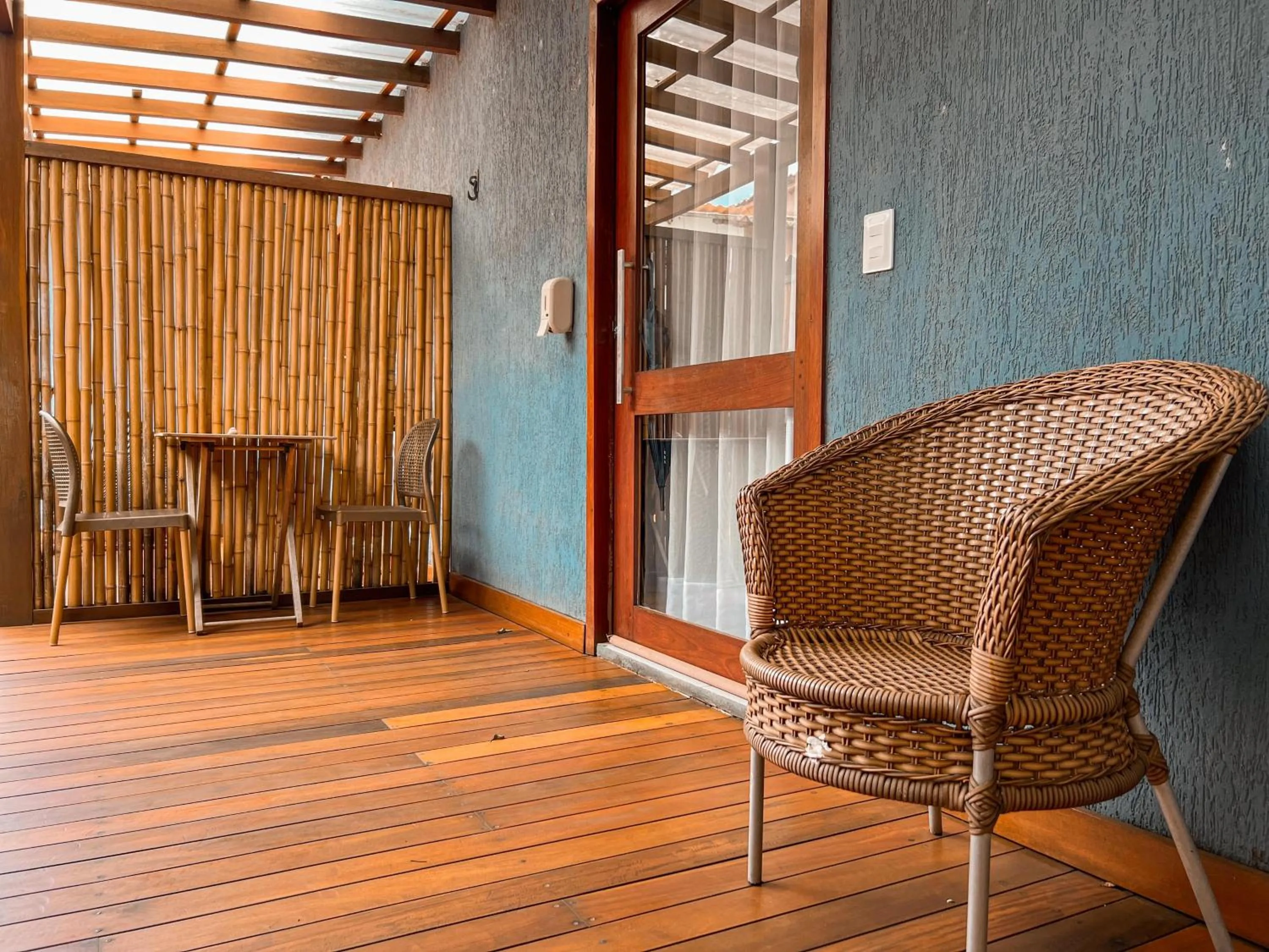 Balcony/Terrace in Pousada da Mana