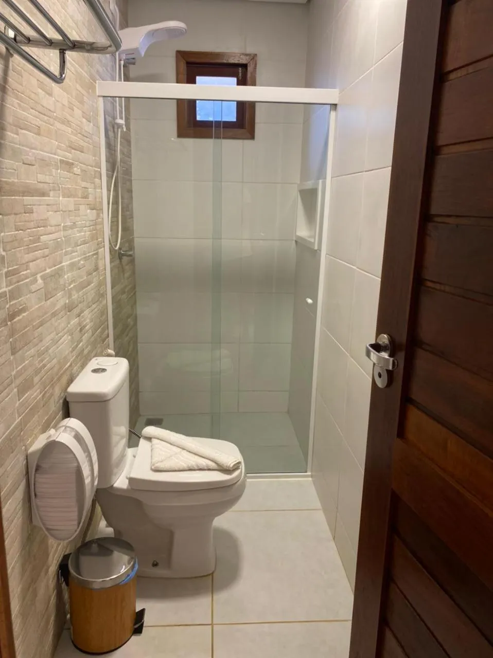 Shower in Pousada da Mana