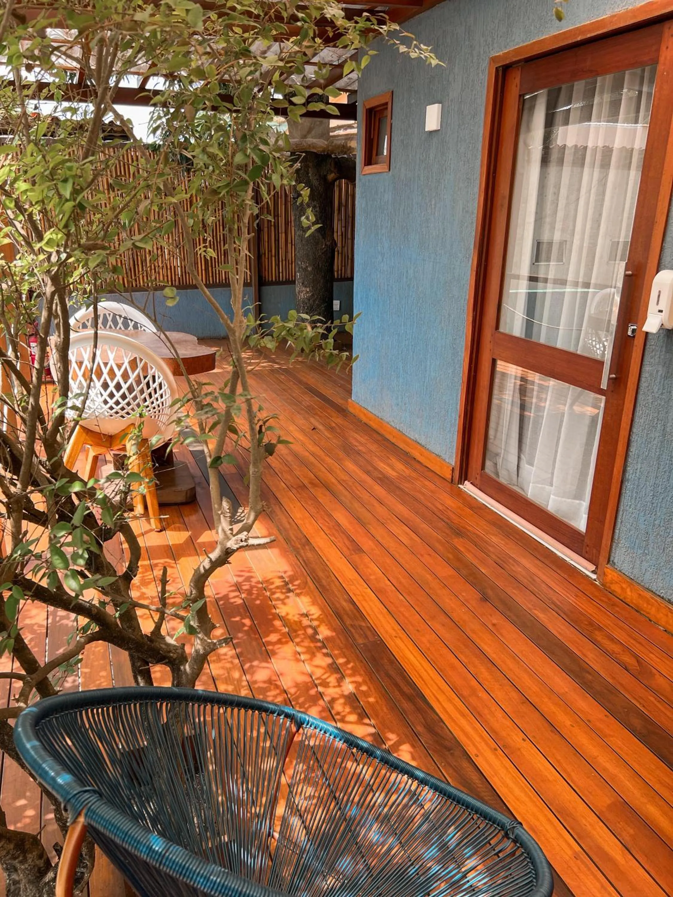 Balcony/Terrace in Pousada da Mana