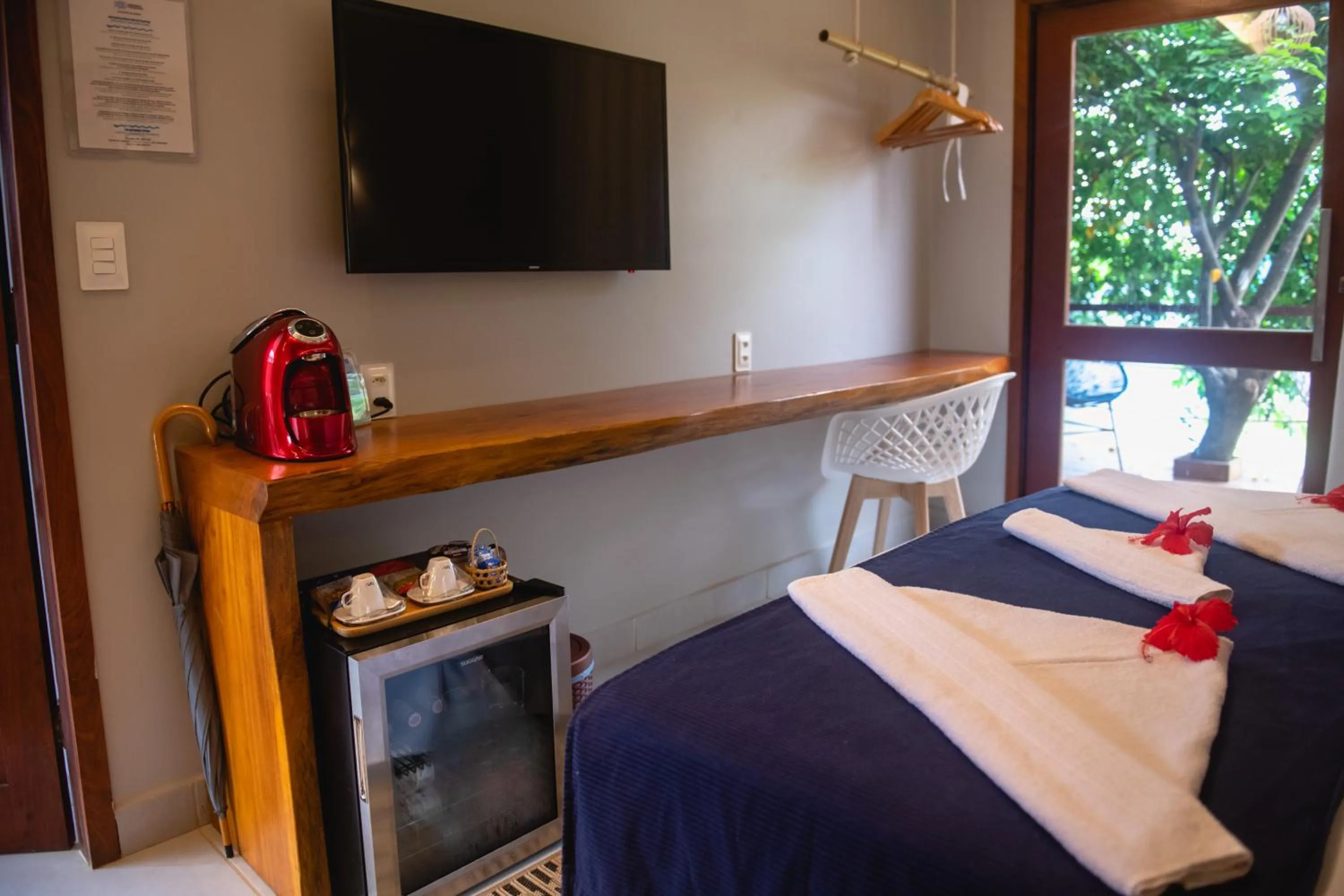 Bed in Pousada da Mana