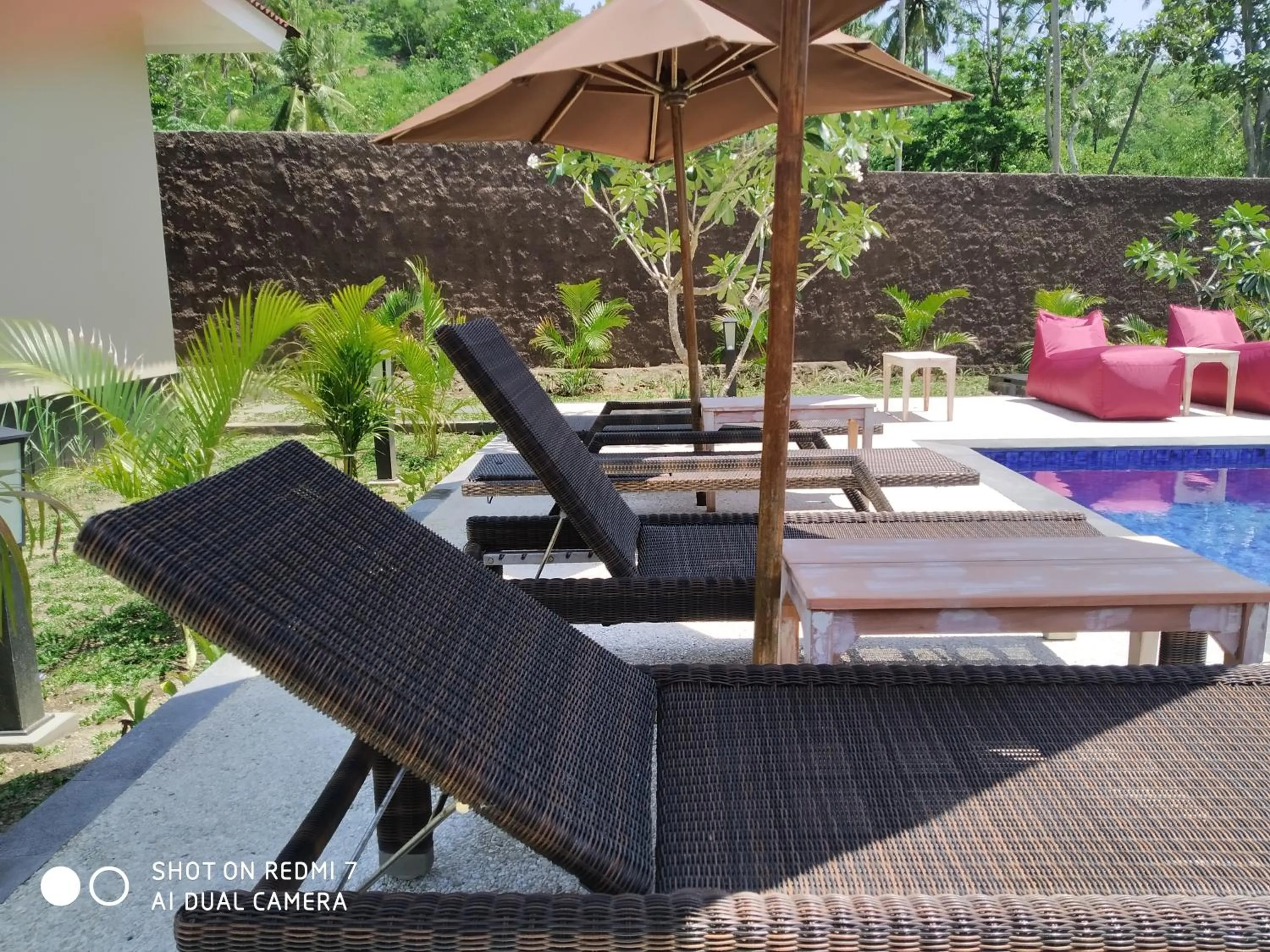 Patio in villa tom and jerry