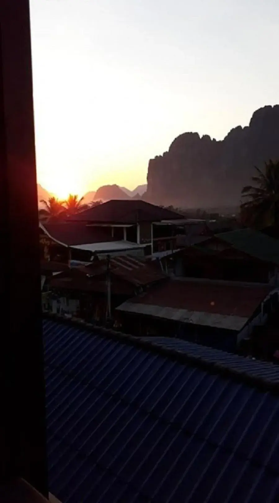 Mountain view in Vang Vieng Camellia Hotel Mountain view in Vang Vieng Camellia Hotel