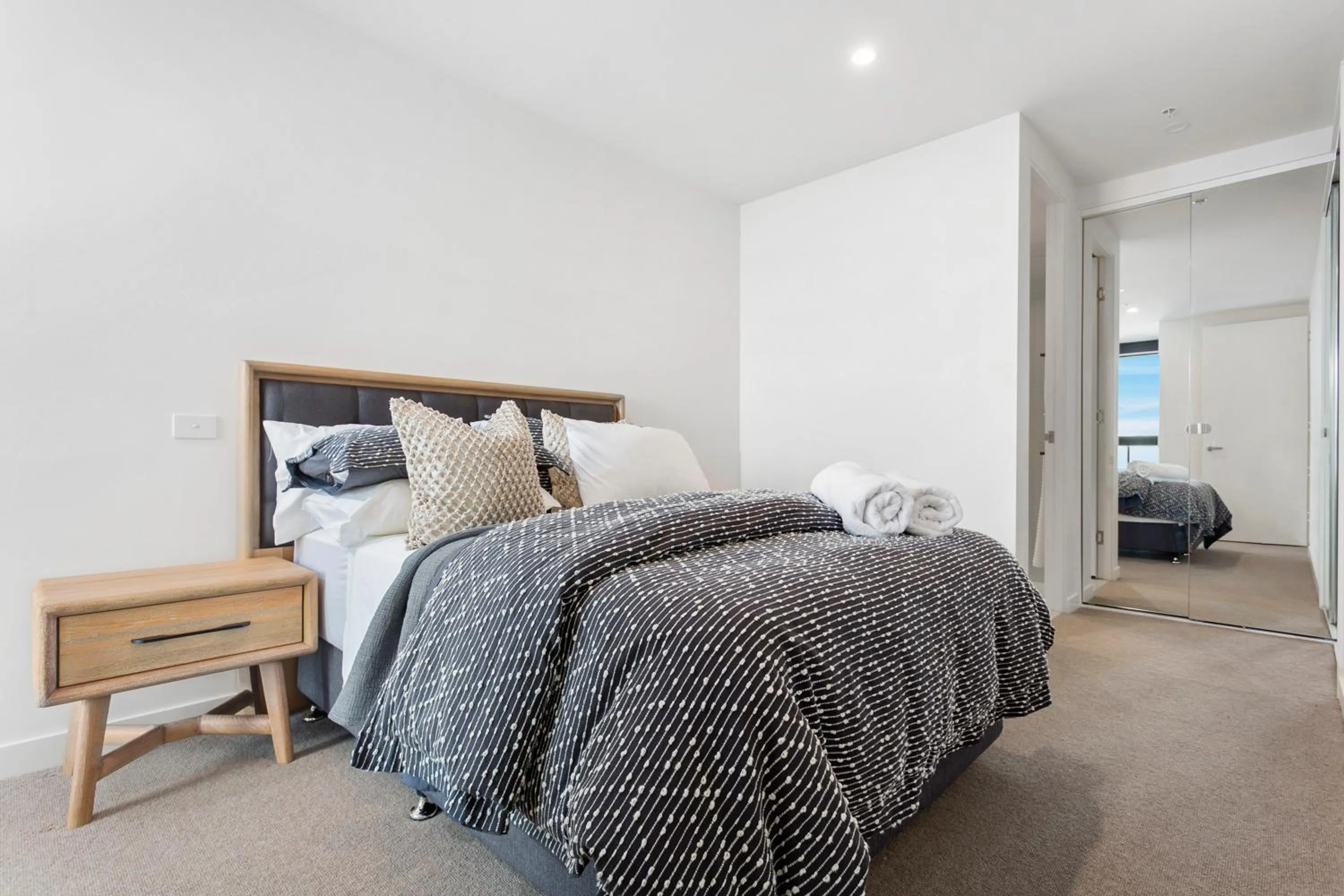 Bedroom, Bed in Domi Serviced Apartments