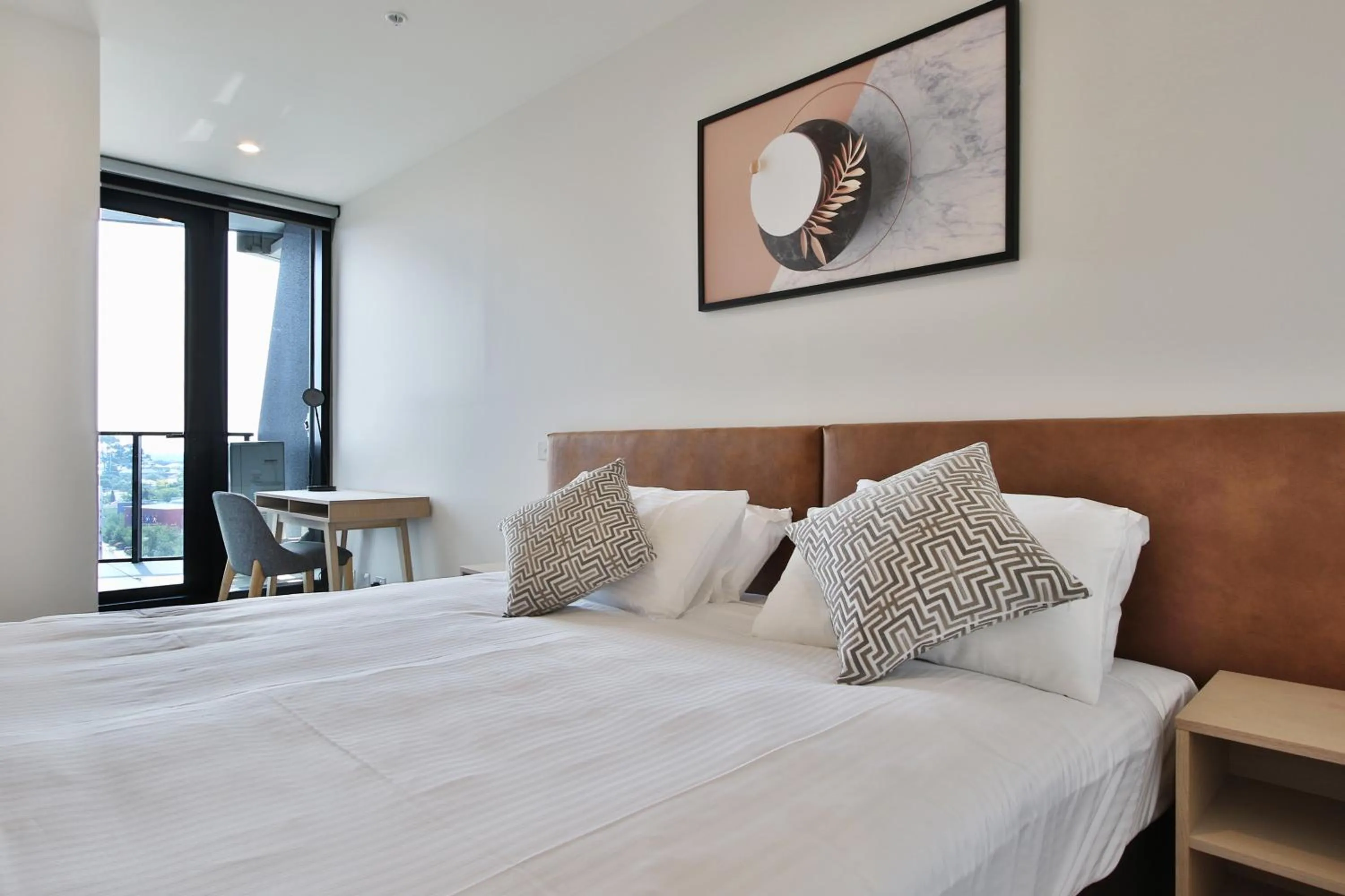 Bedroom, Bed in Domi Serviced Apartments