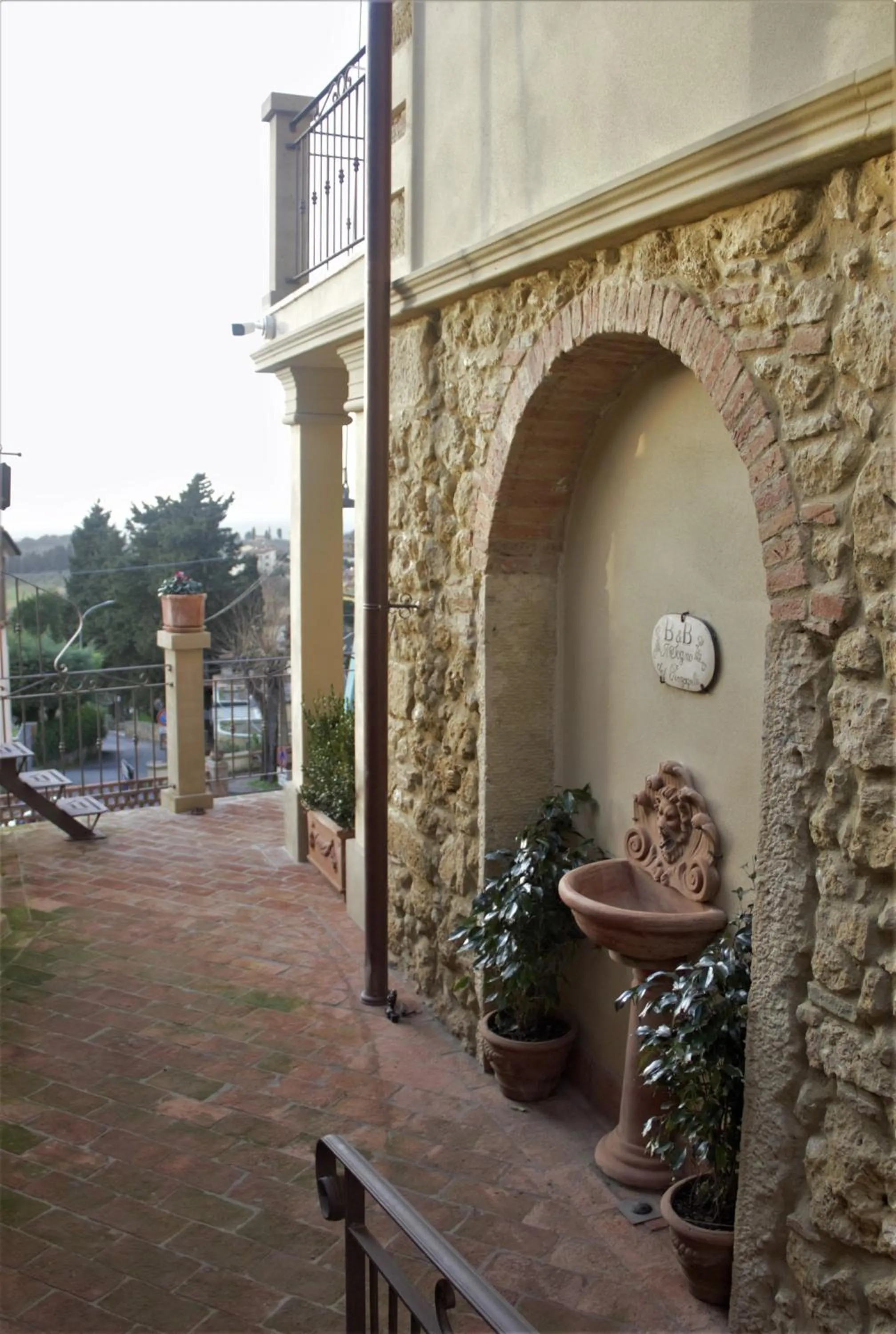 Balcony/Terrace in B&B Il Sogno del Pinzagrilli