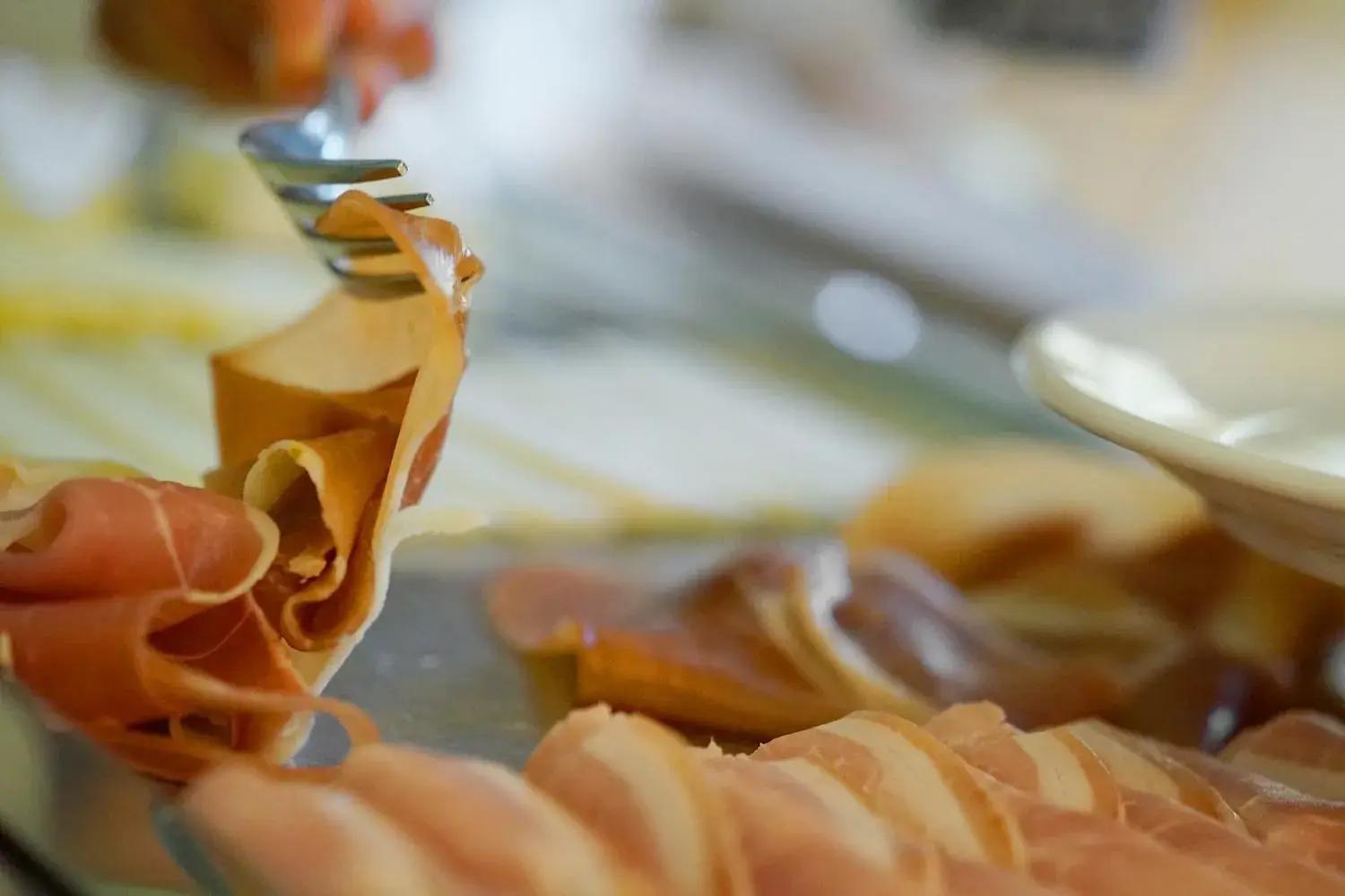 Continental breakfast in Logis Hotel Le Blason de Provence Continental breakfast in Logis Hotel Le Blason de Provence