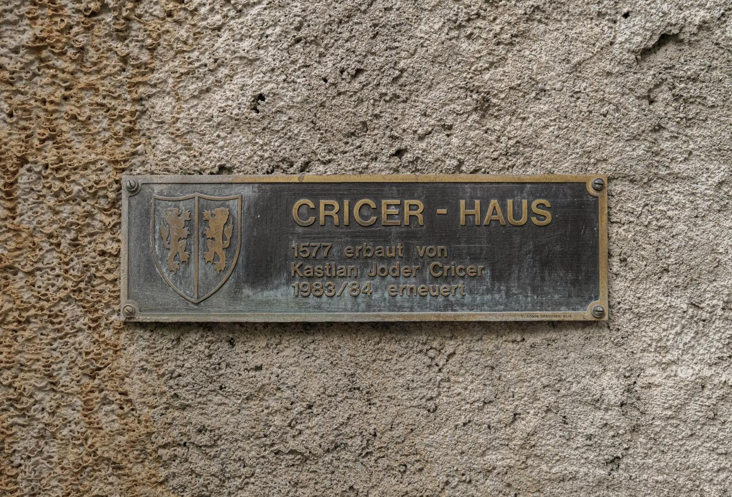 Property logo or sign in Cricerhaus