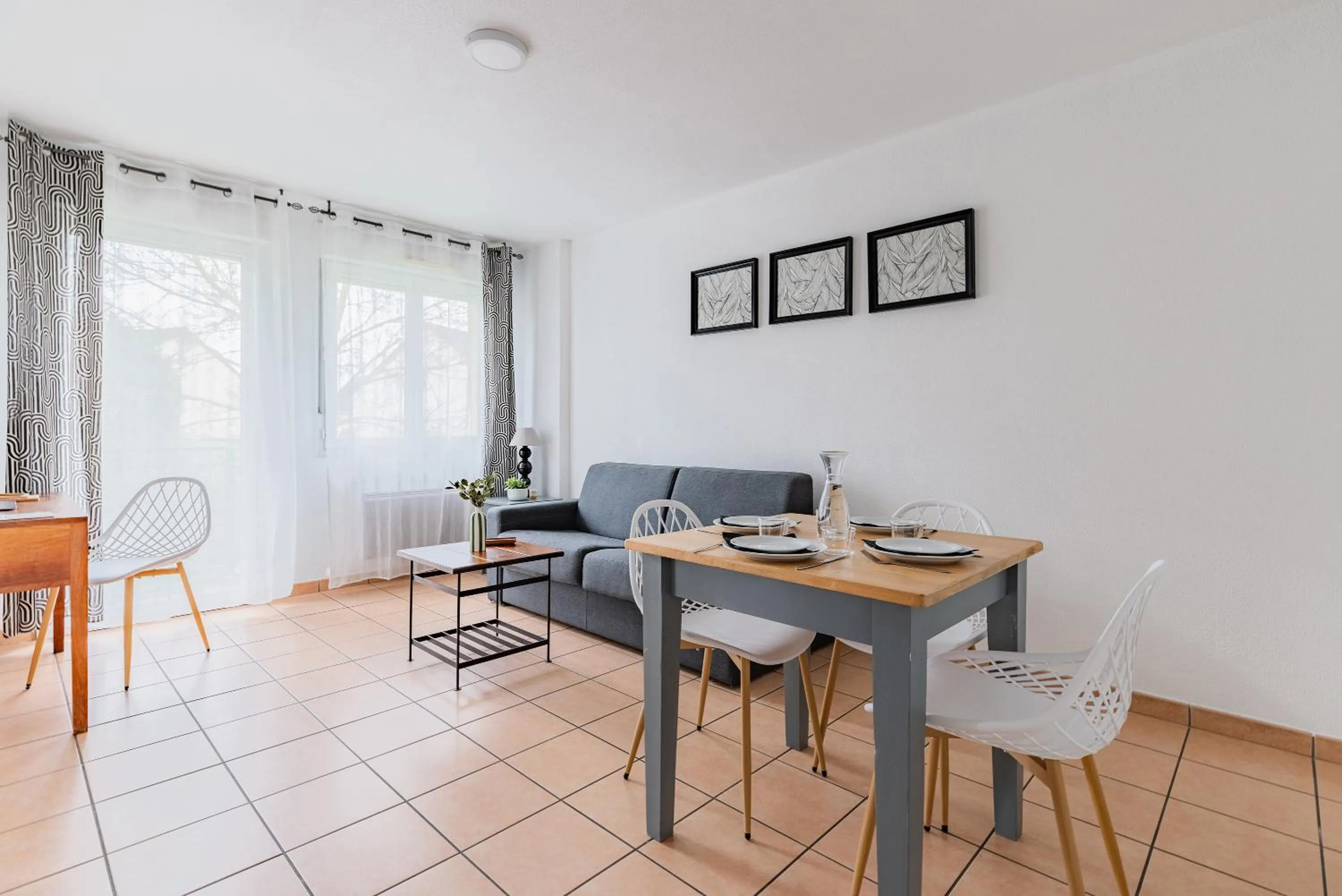 Living room in Appart'City Classic Dijon - Toison D'Or