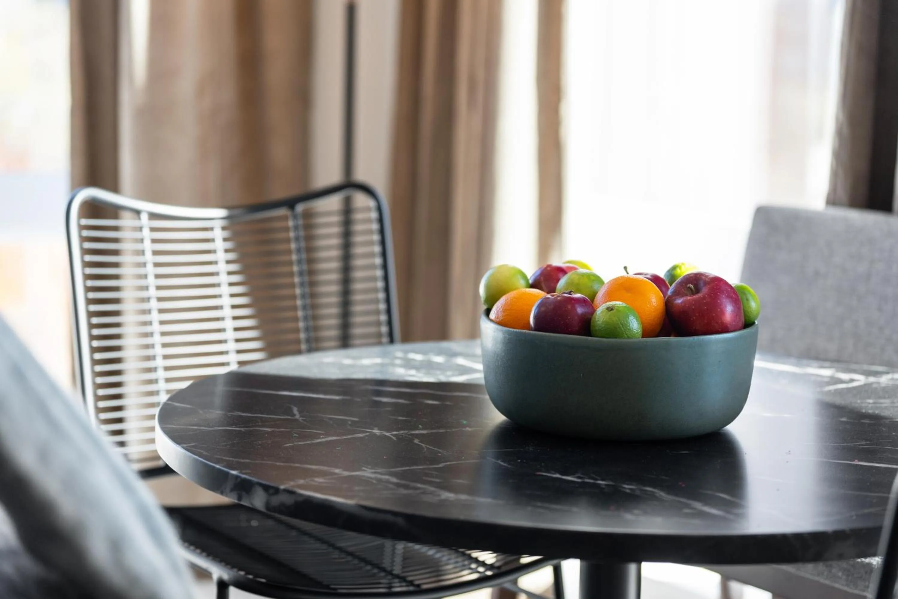 Dining area in Luxury Furnished Apartments by Hyatus Downtown at Yale