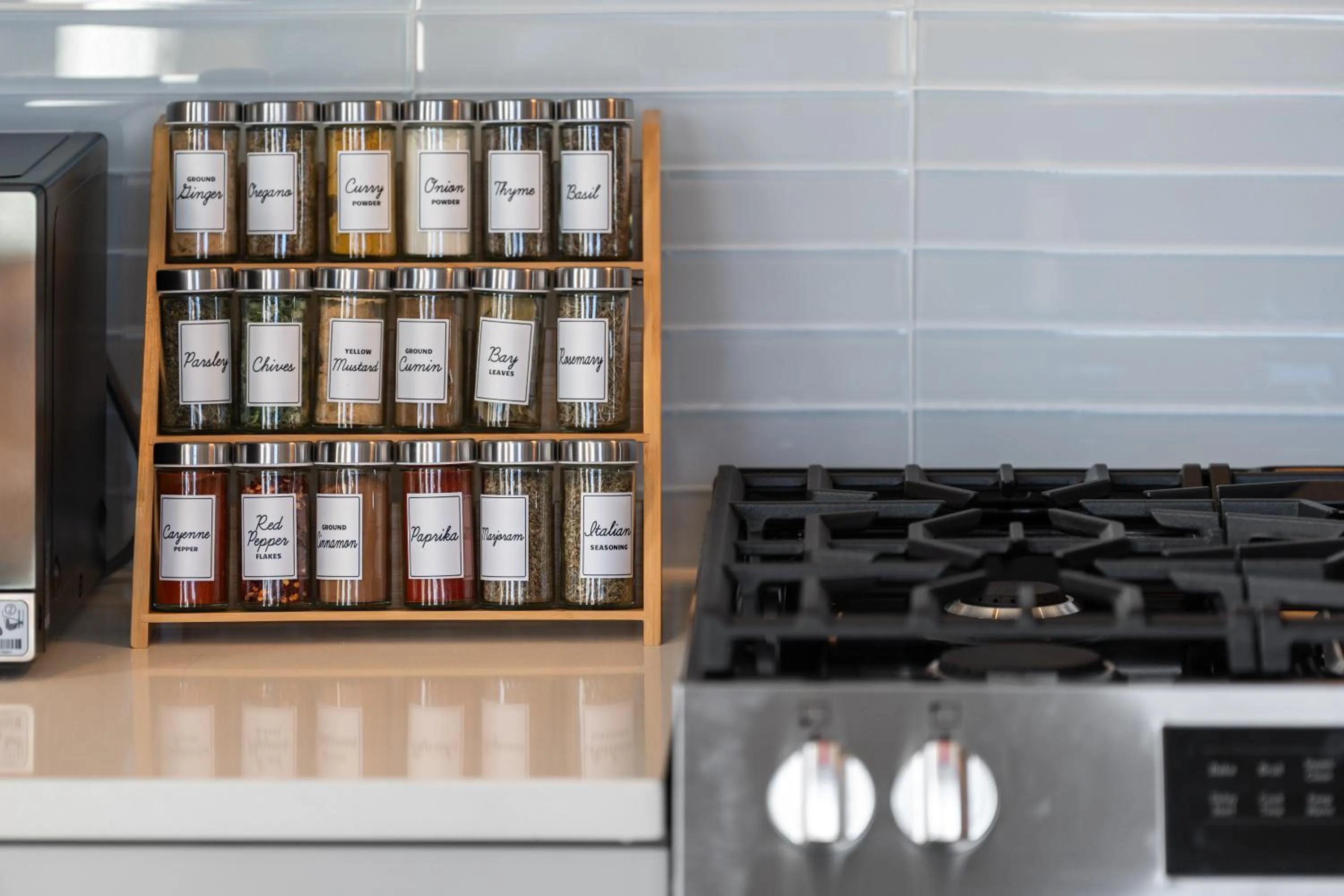 Kitchen or kitchenette in Luxury Furnished Apartments by Hyatus Downtown at Yale