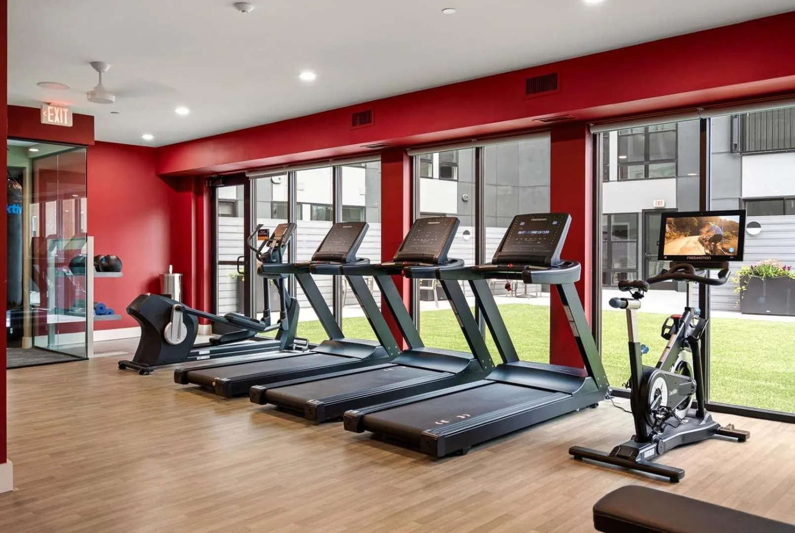 Fitness centre/facilities in Luxury Furnished Apartments by Hyatus Downtown at Yale