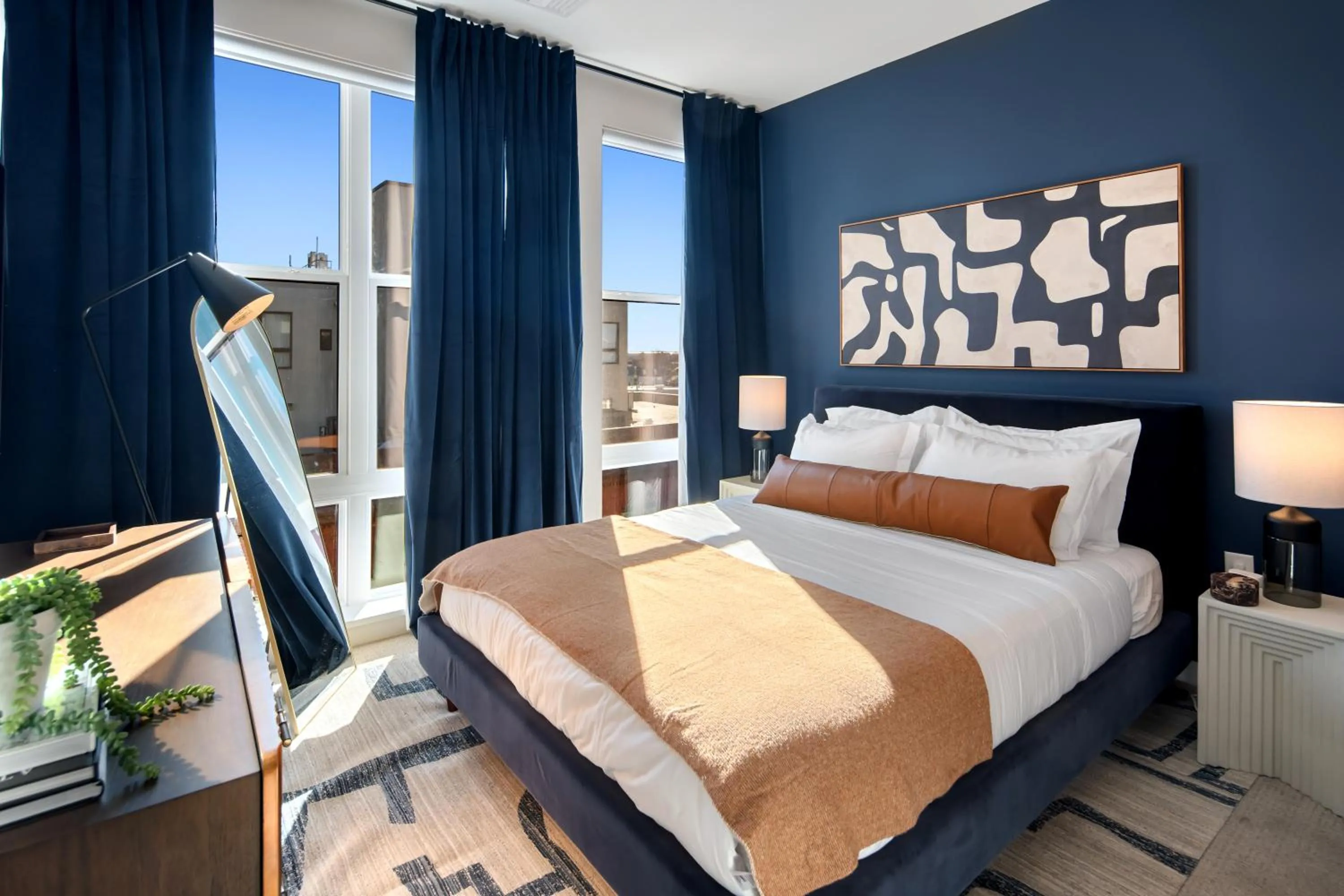 Bedroom, Bed in Luxury Furnished Apartments by Hyatus Downtown at Yale