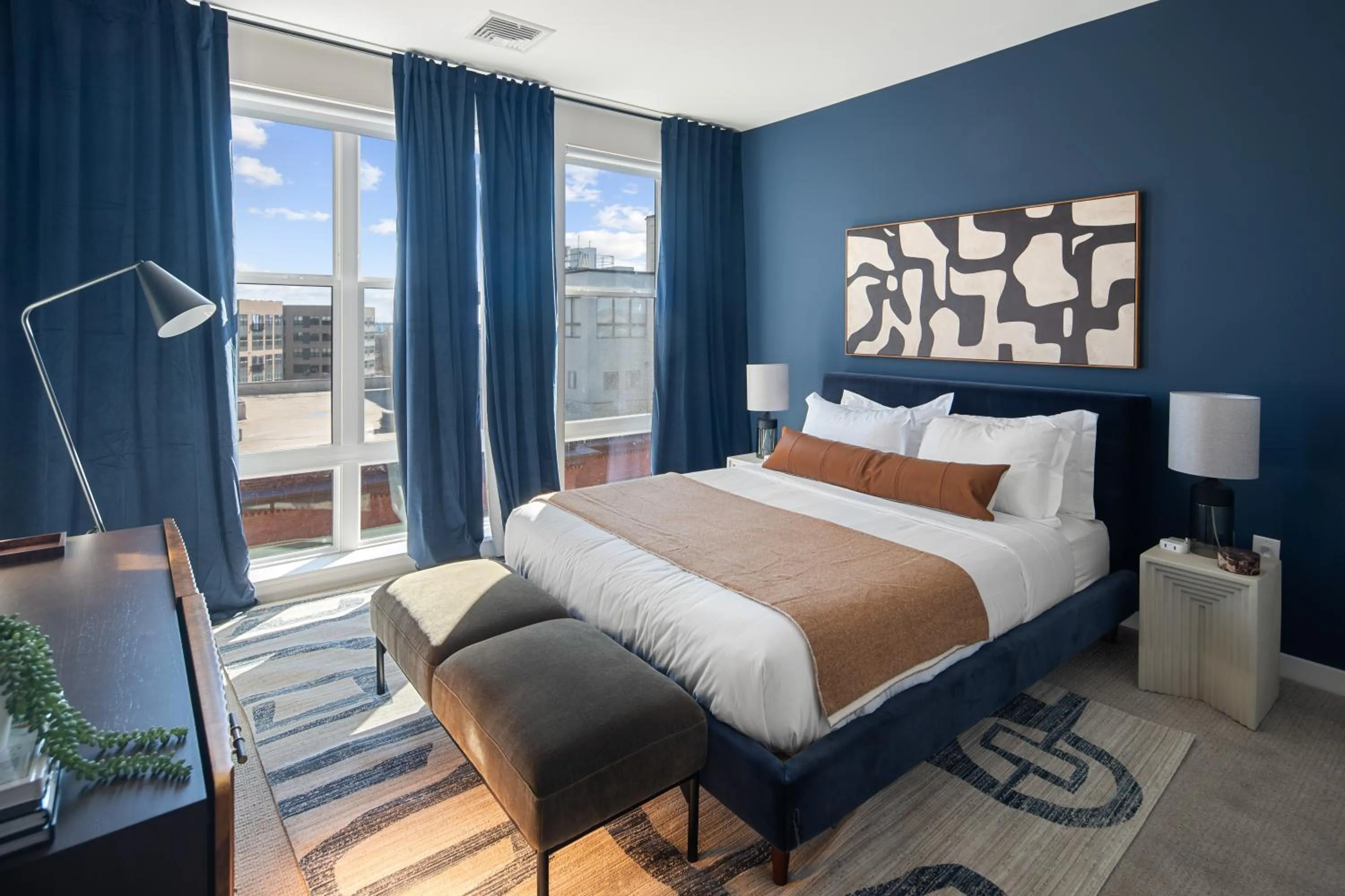 Photo of the whole room, Bed in Luxury Furnished Apartments by Hyatus Downtown at Yale