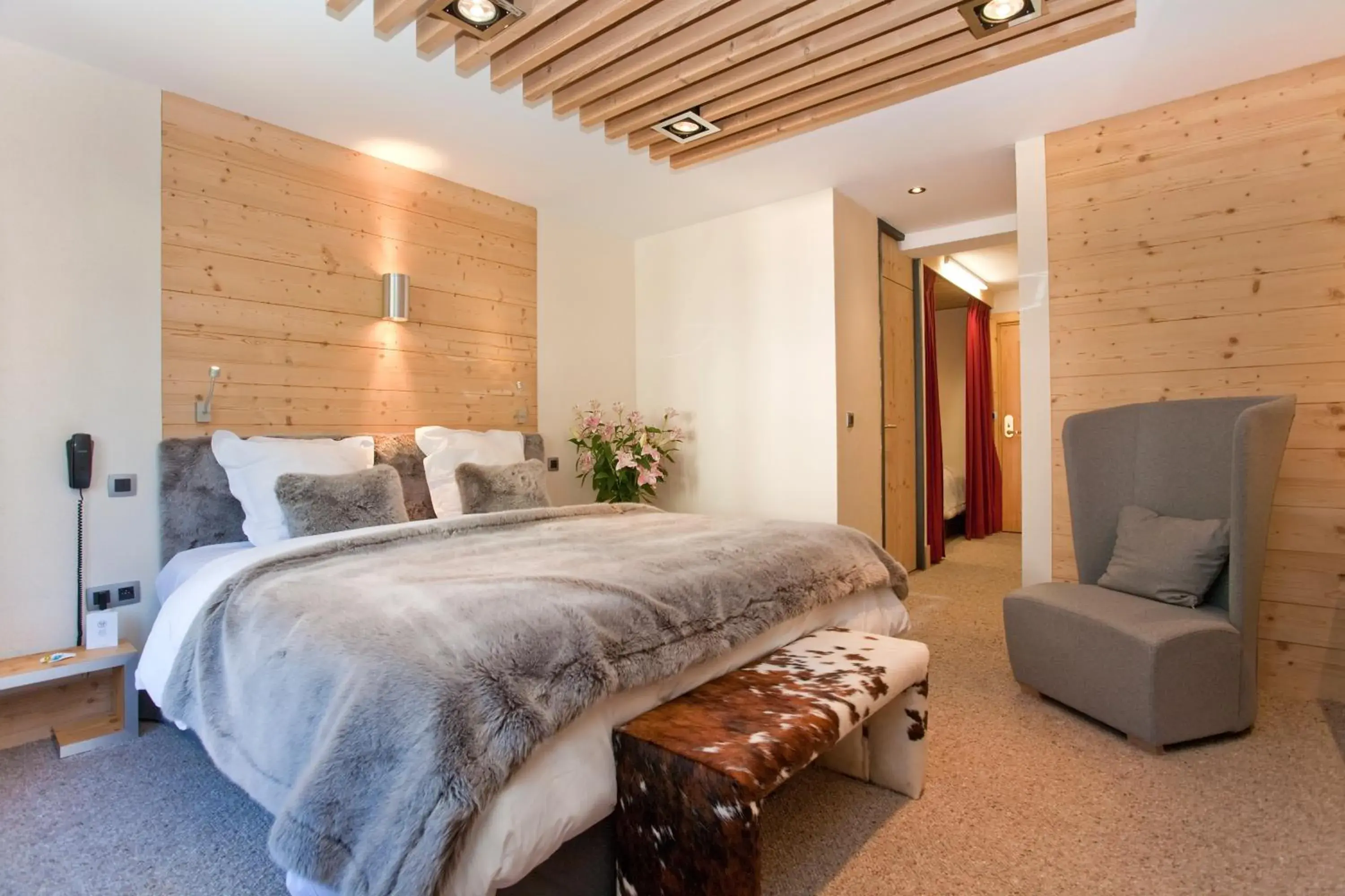 Bed in Park Hotel Suisse & Spa Bed in Park Hotel Suisse & Spa