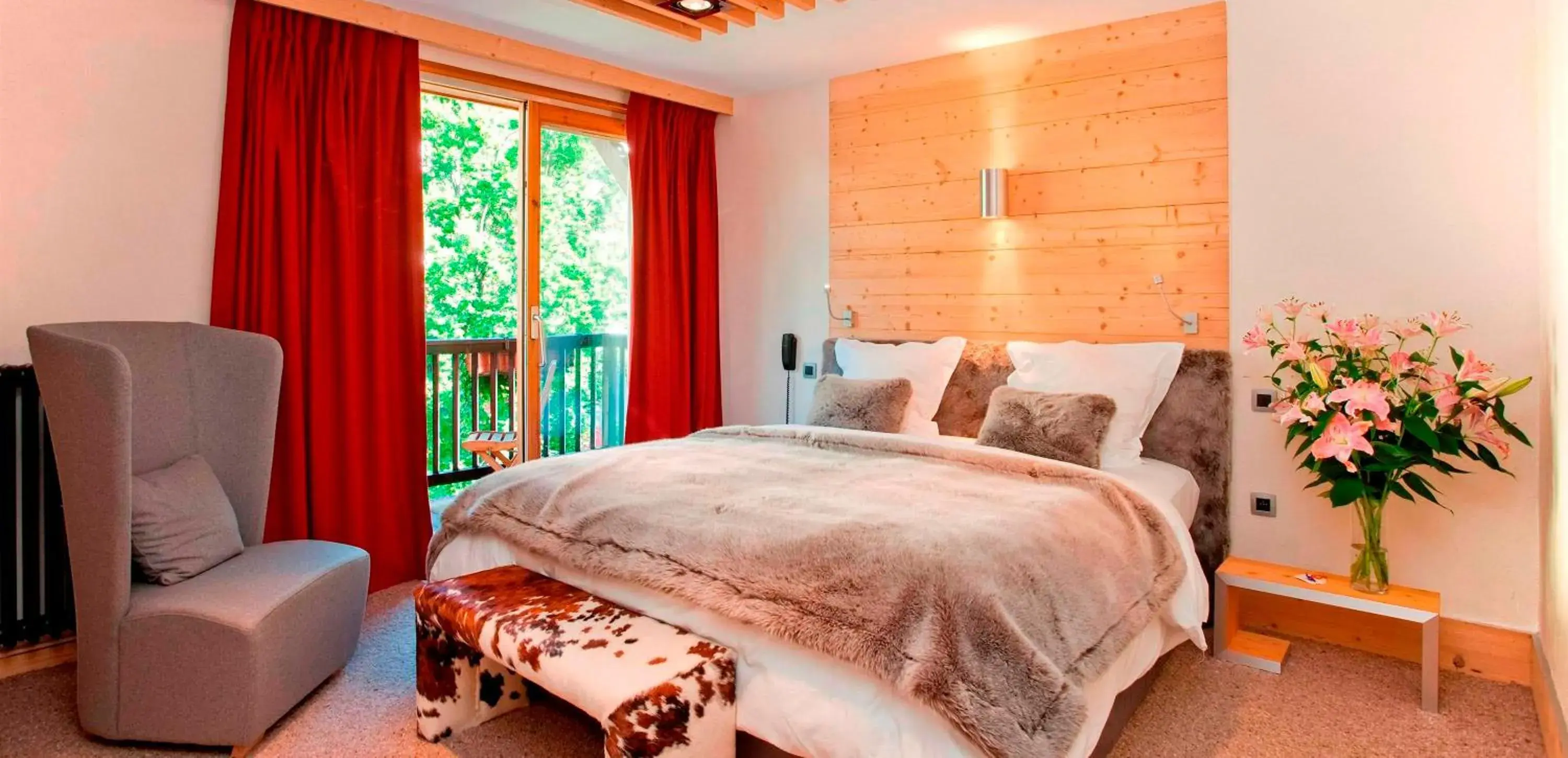 Bed in Park Hotel Suisse & Spa Bed in Park Hotel Suisse & Spa