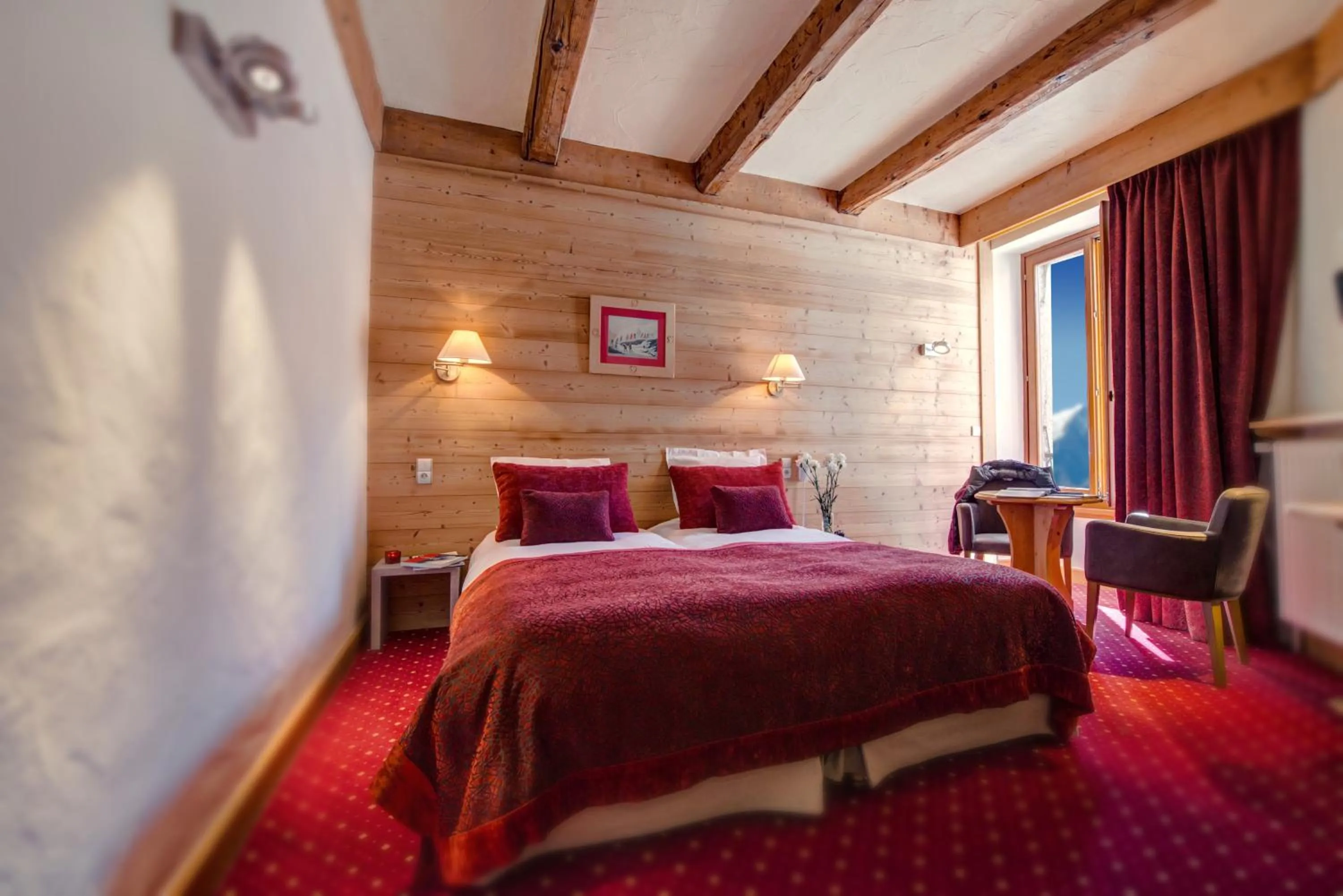 Bed in Park Hotel Suisse & Spa