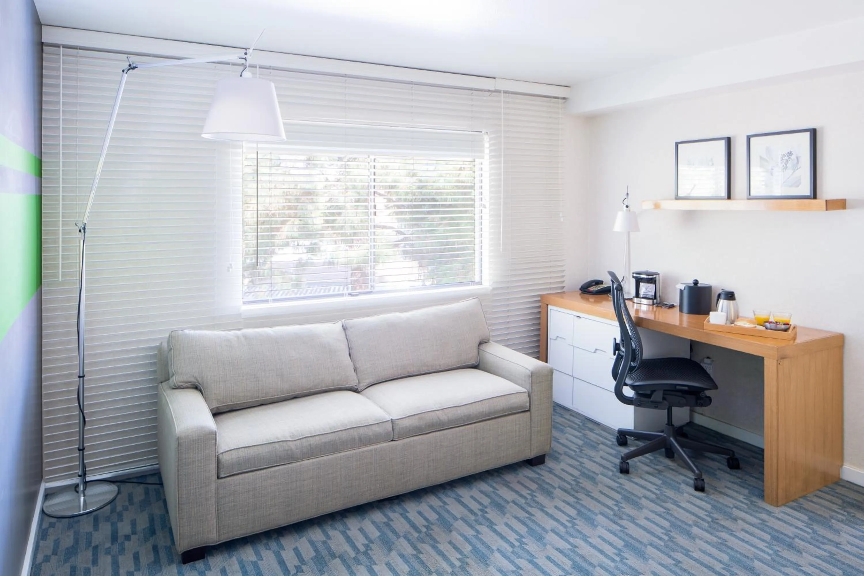 Living room in The Domain Hotel
