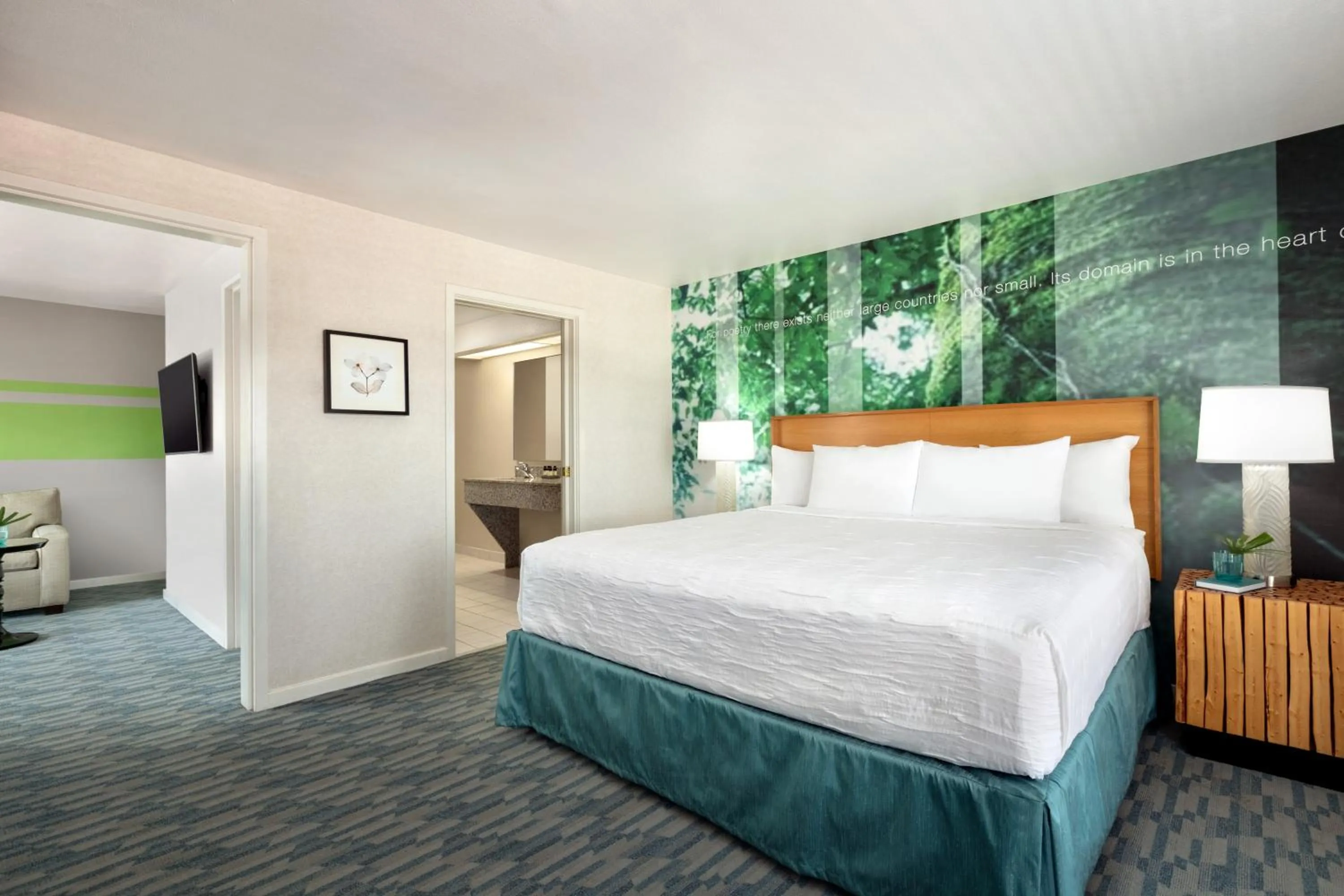 Bedroom, Bed in The Domain Hotel