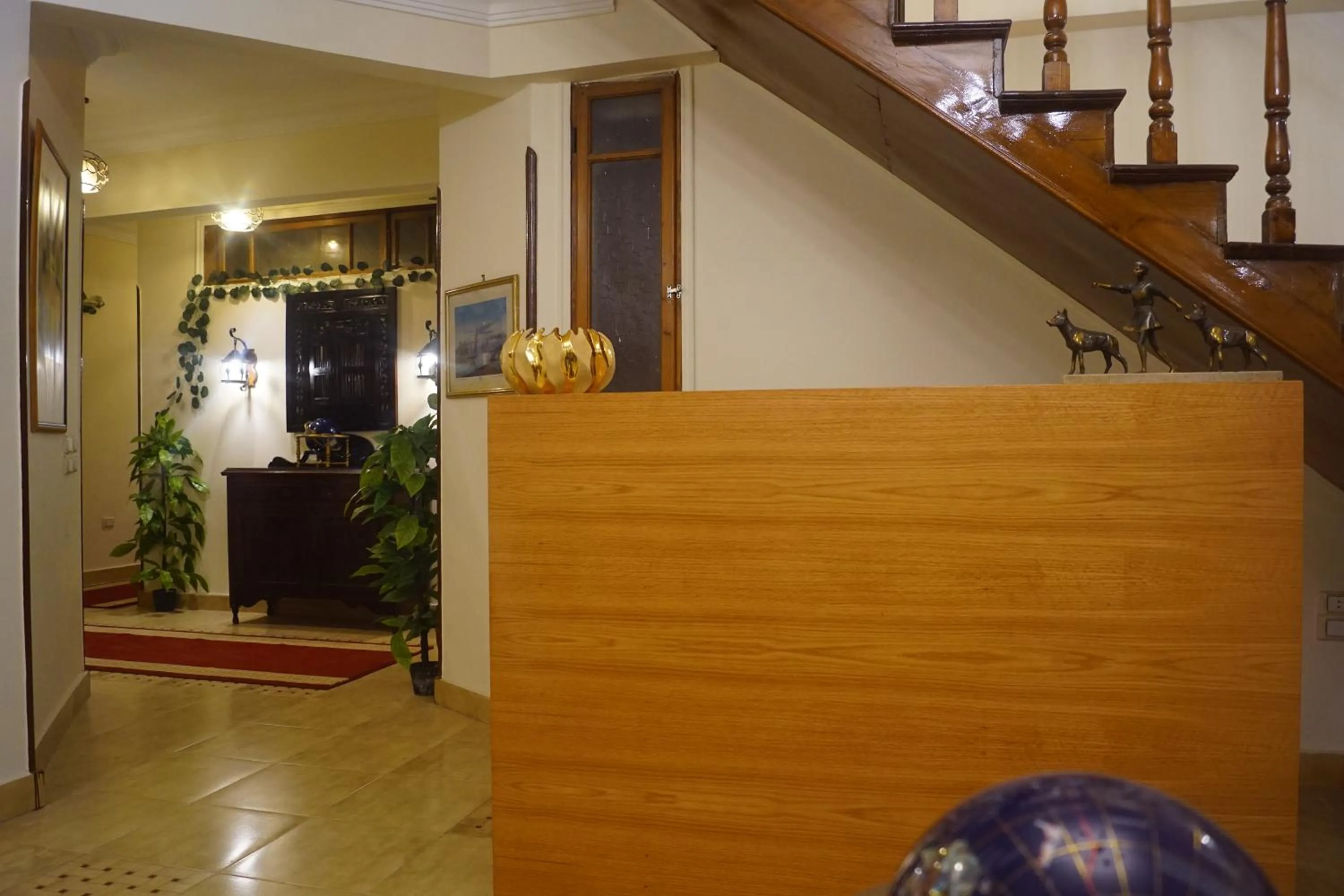 Lobby or reception in Draz pyramids view Bed & breakfast