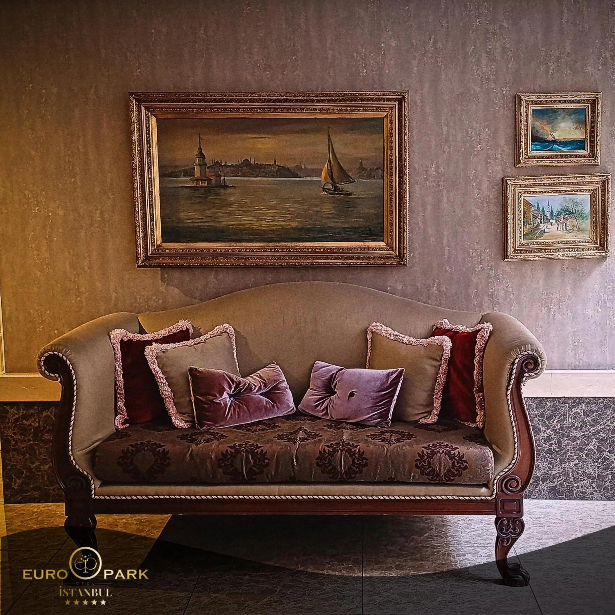 Lobby or reception in Euro Park Otel