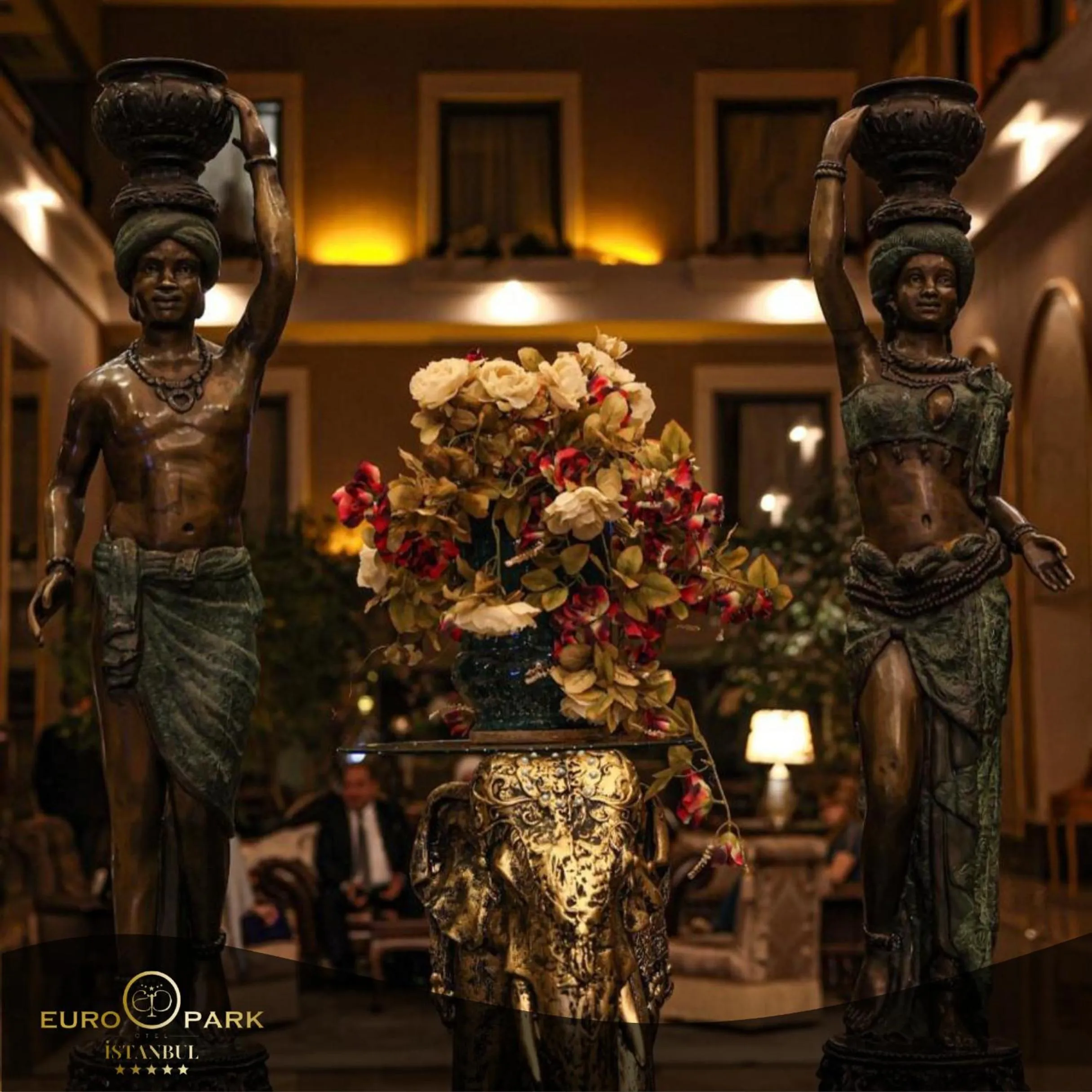 Lobby or reception in Euro Park Otel