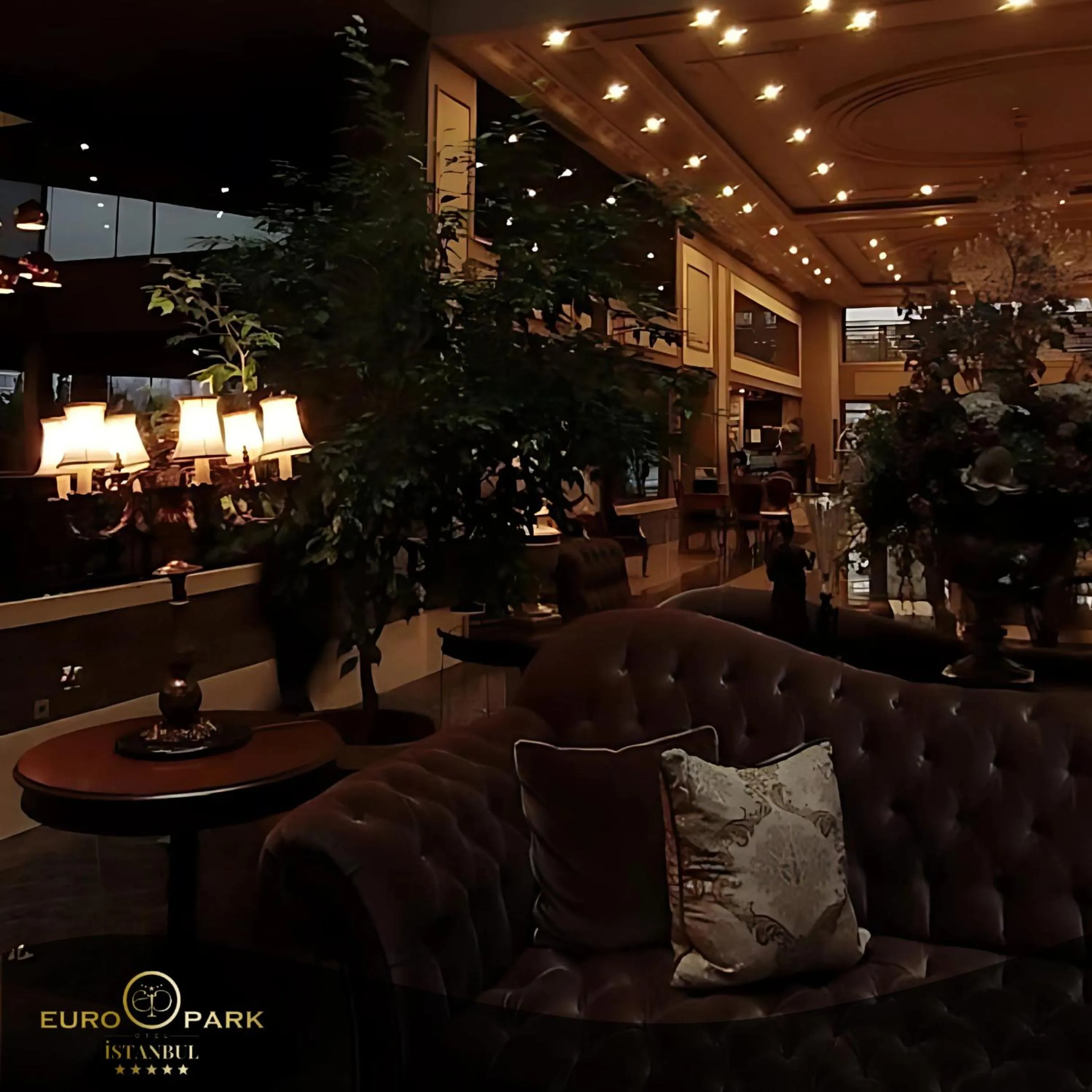 Lobby or reception in Euro Park Otel