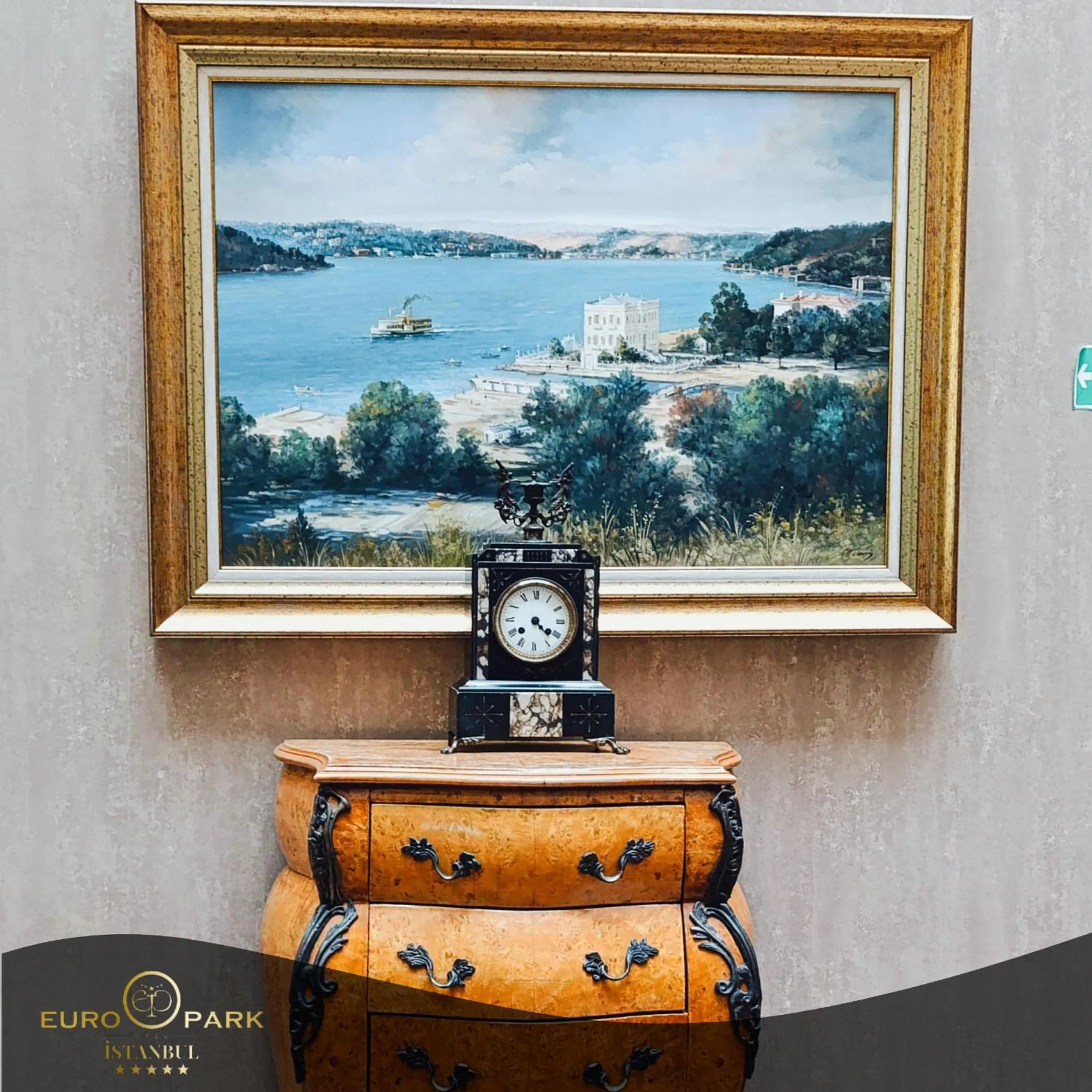 Lobby or reception in Euro Park Otel