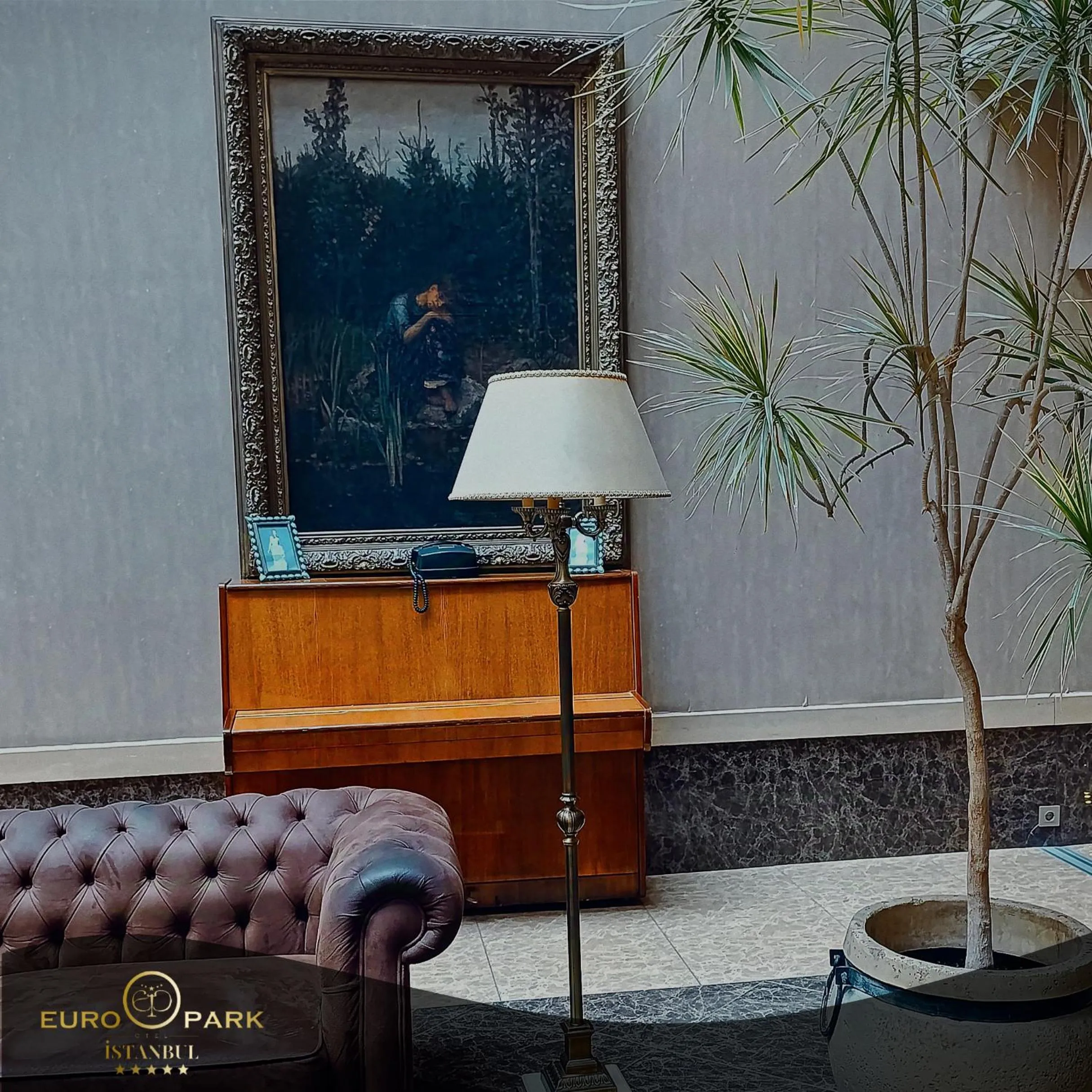 Lobby or reception in Euro Park Otel