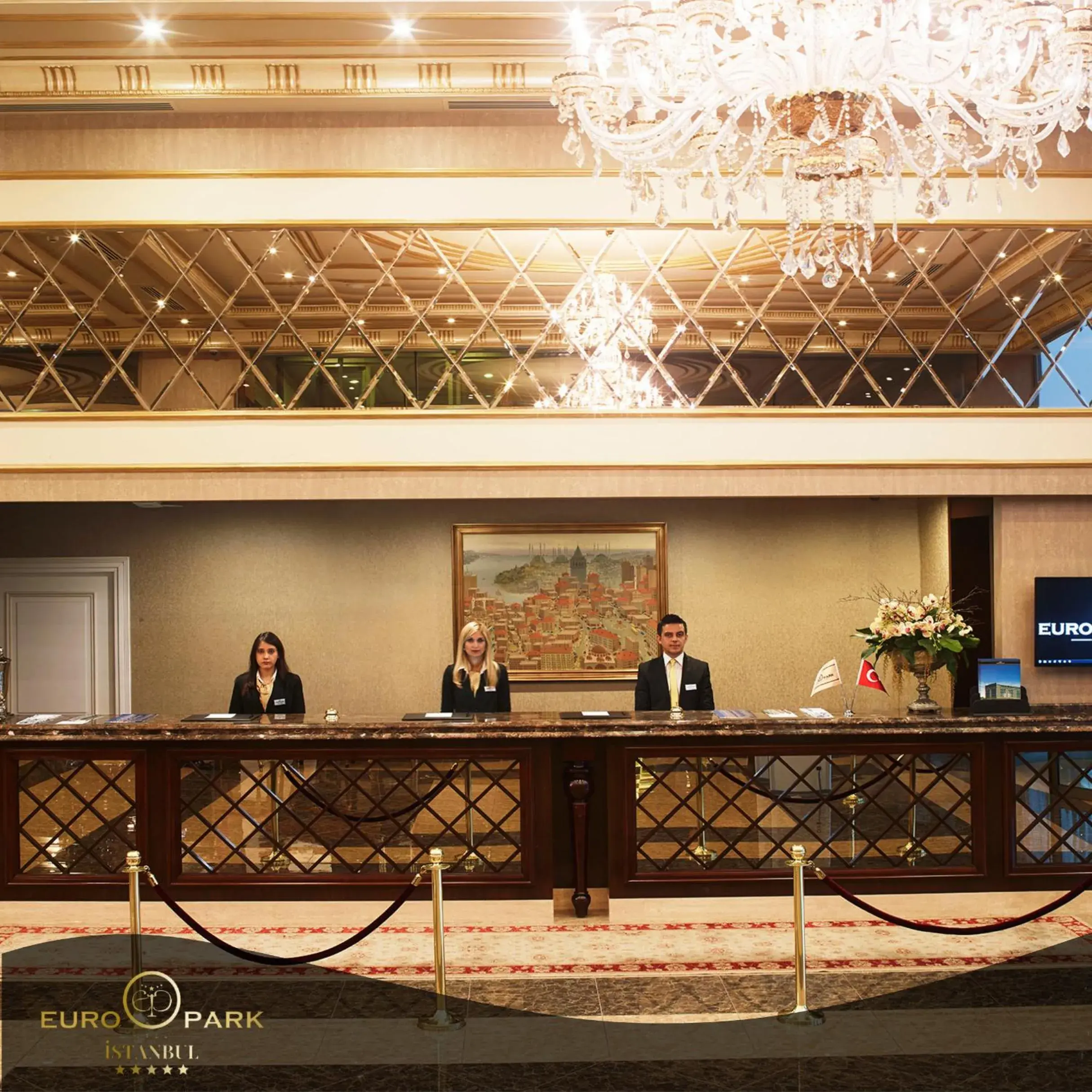 Lobby or reception in Euro Park Otel Lobby or reception in Euro Park Otel