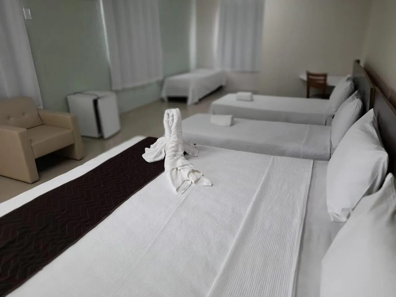 Bed in Primme Hotel Aracaju