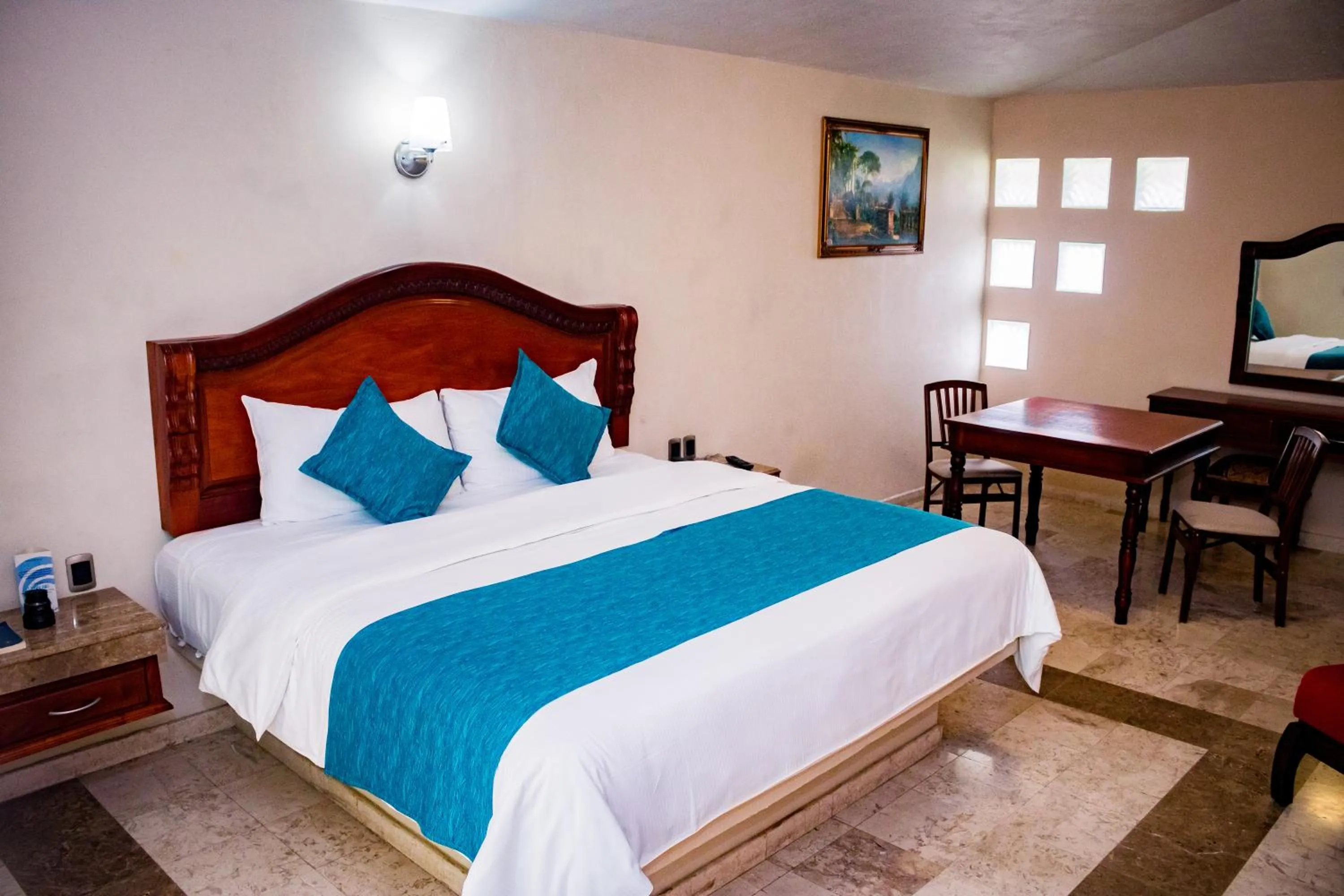 Bed in Hotel Aqua Spa & Resort