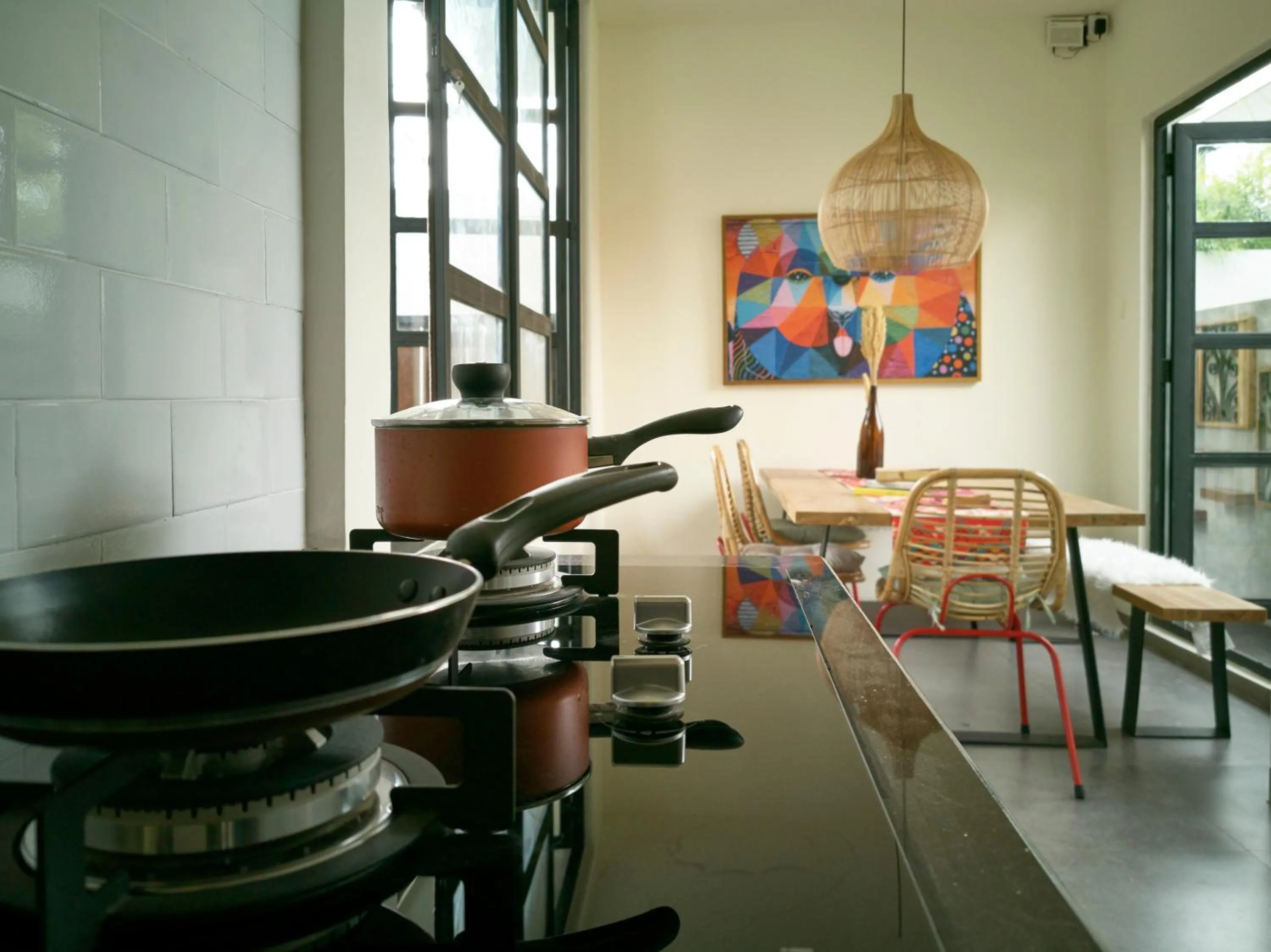Kitchen or kitchenette in Villa Brabhan Seminyak