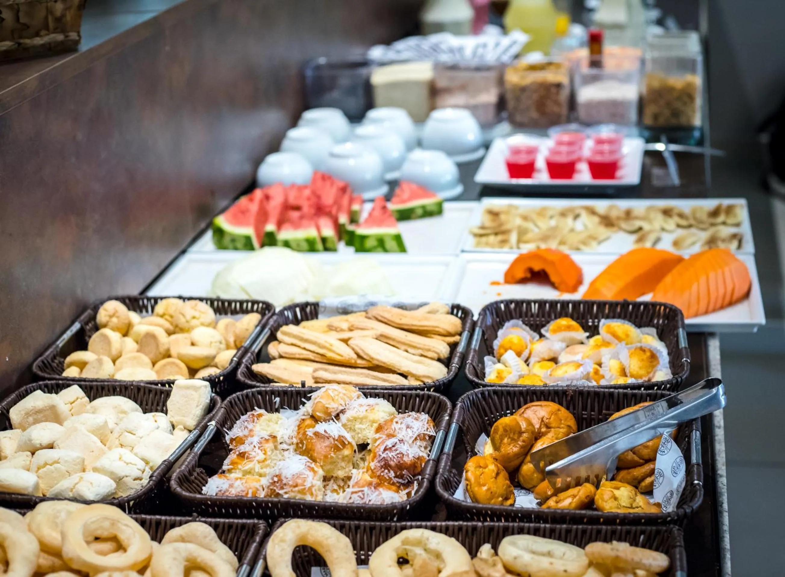 Buffet breakfast in Hotel Morada das Águas