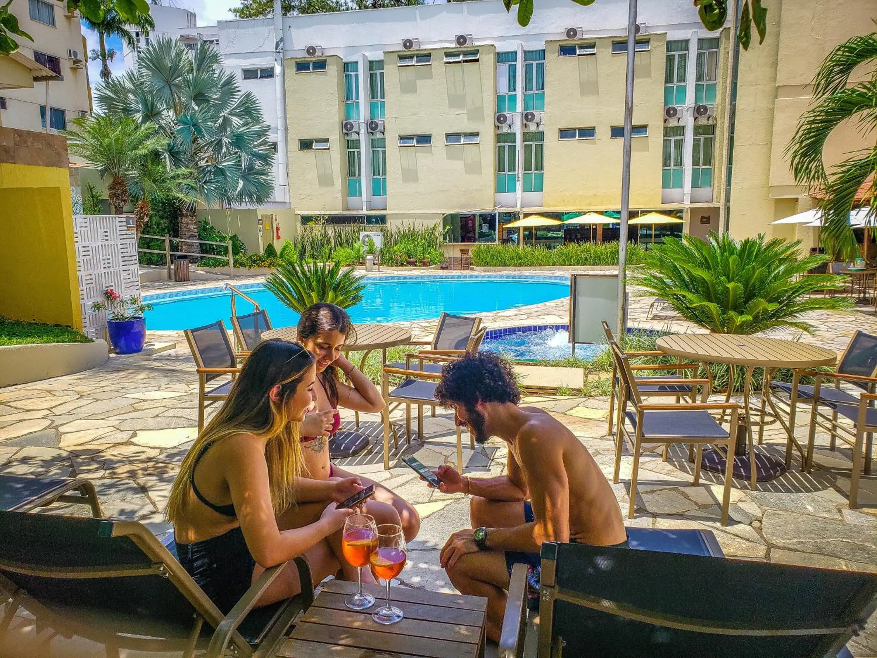 Swimming pool in Hotel Morada das Águas Swimming pool in Hotel Morada das Águas